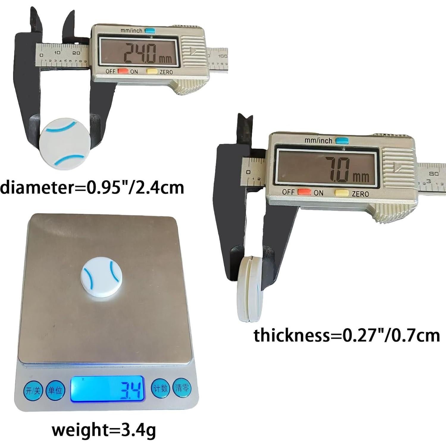 Amortiguadores de Raqueta de Tenis SCORYULE 8 Piezas Multicolor