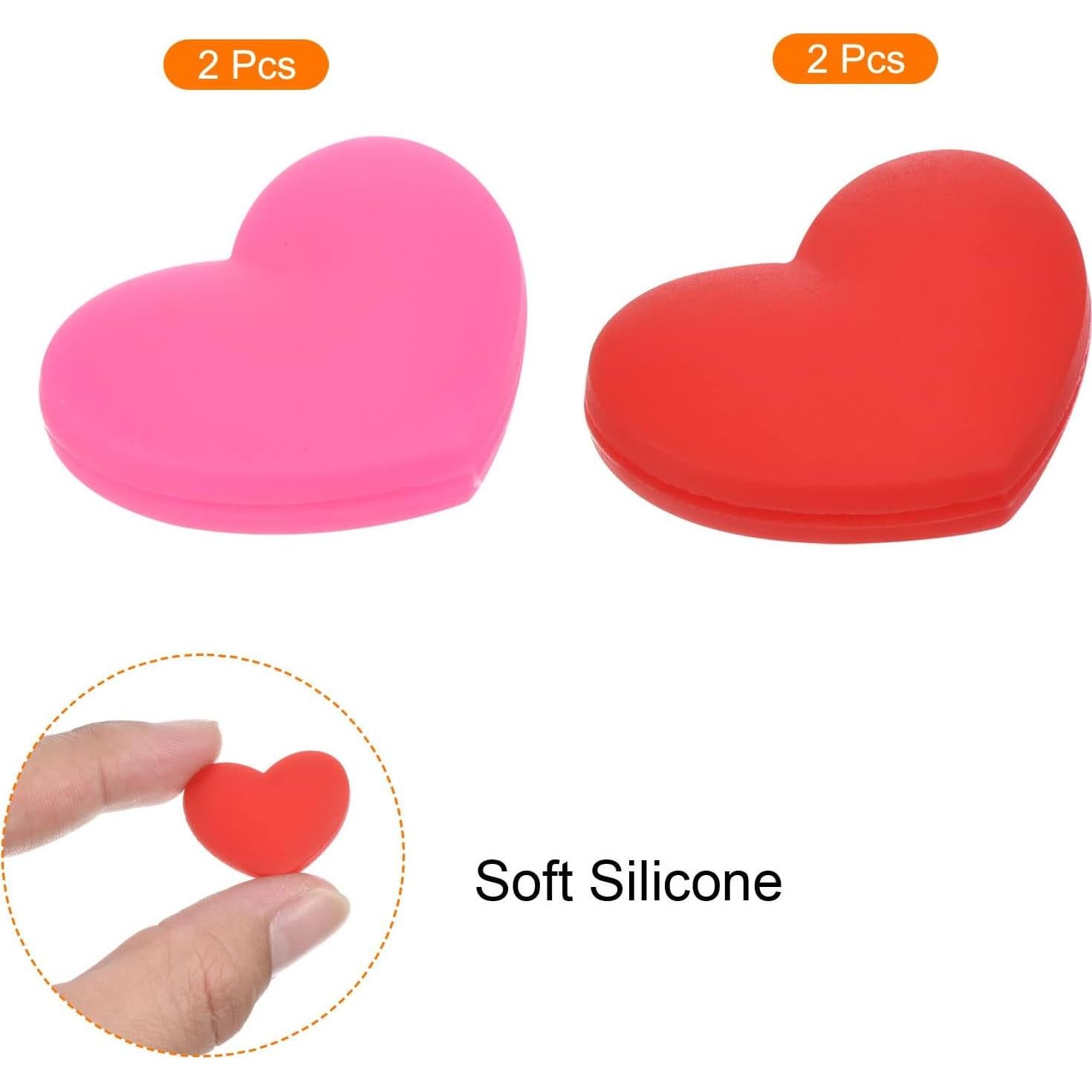 Amortiguador de Vibraciones para Tenis PATIKIL Silicona Corazón