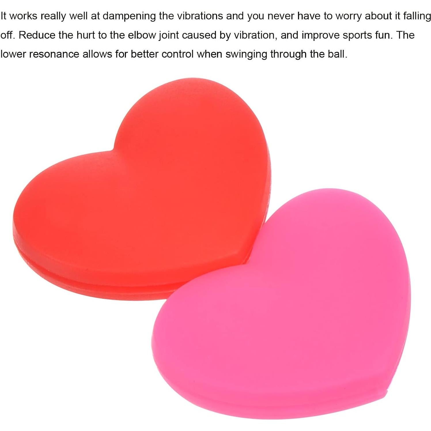 Amortiguador de Vibraciones para Tenis PATIKIL Silicona Corazón