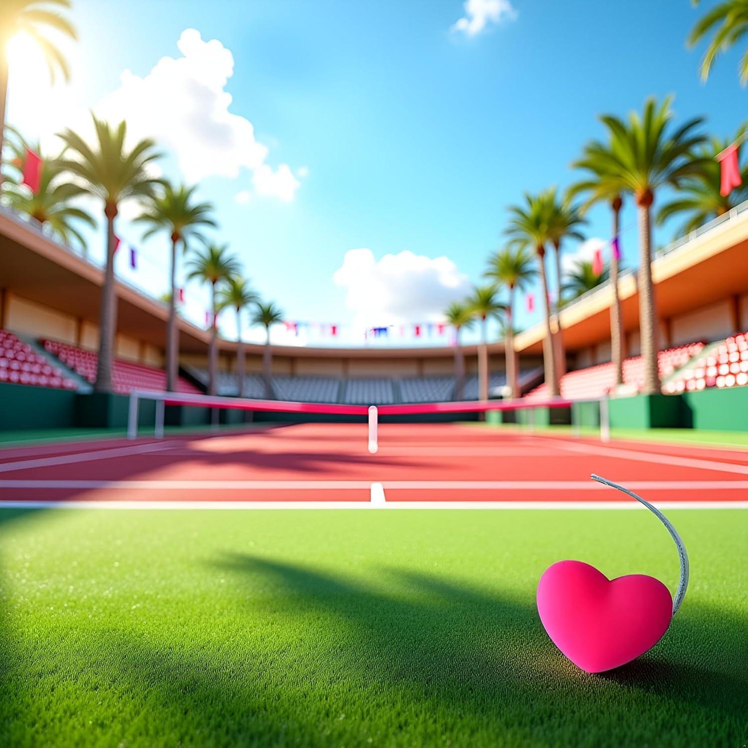 Amortiguador de Vibración Jinshining Corazón Rosa para Tenis