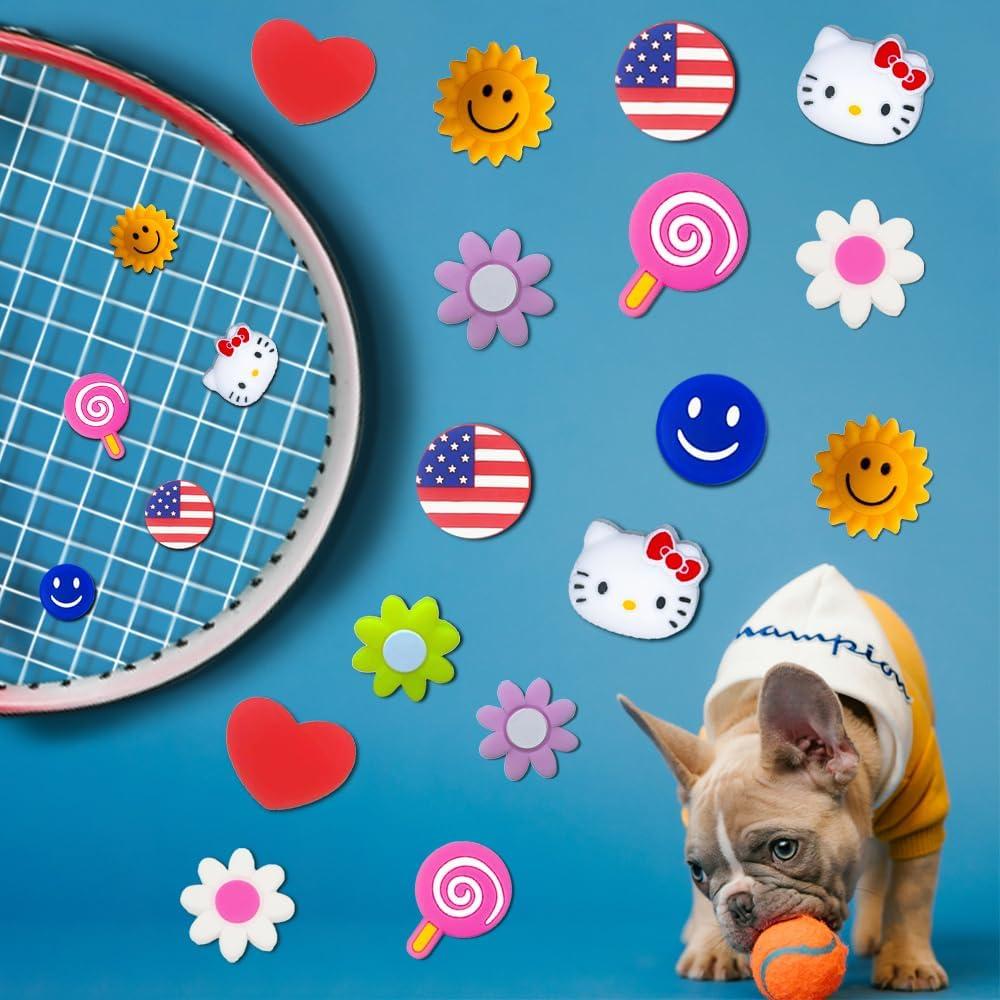 Juego de 9 Amortiguadores de Vibración Dr. Pandacat para Tenis