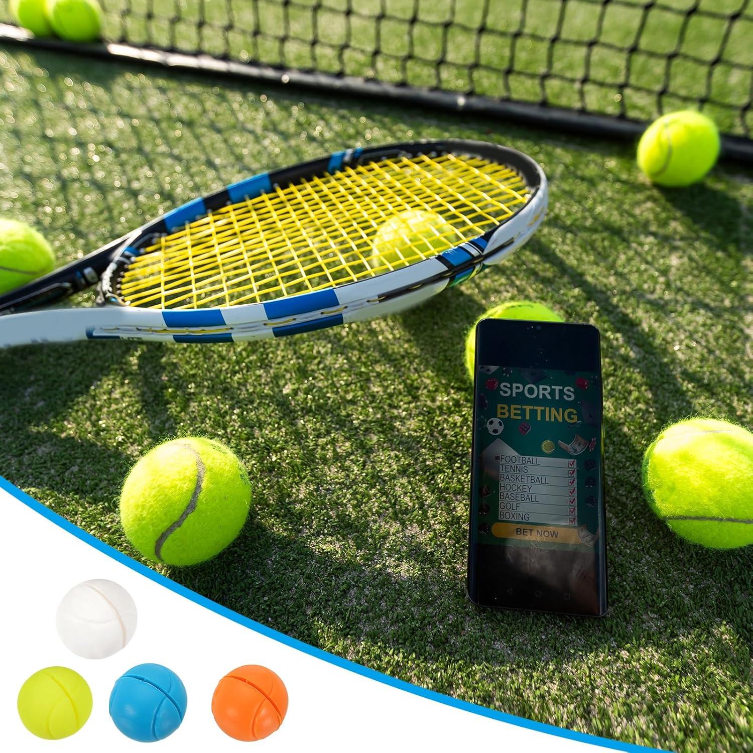 Amortiguador de Vibraciones para Tenis PATIKIL Amarillo 5 Piezas