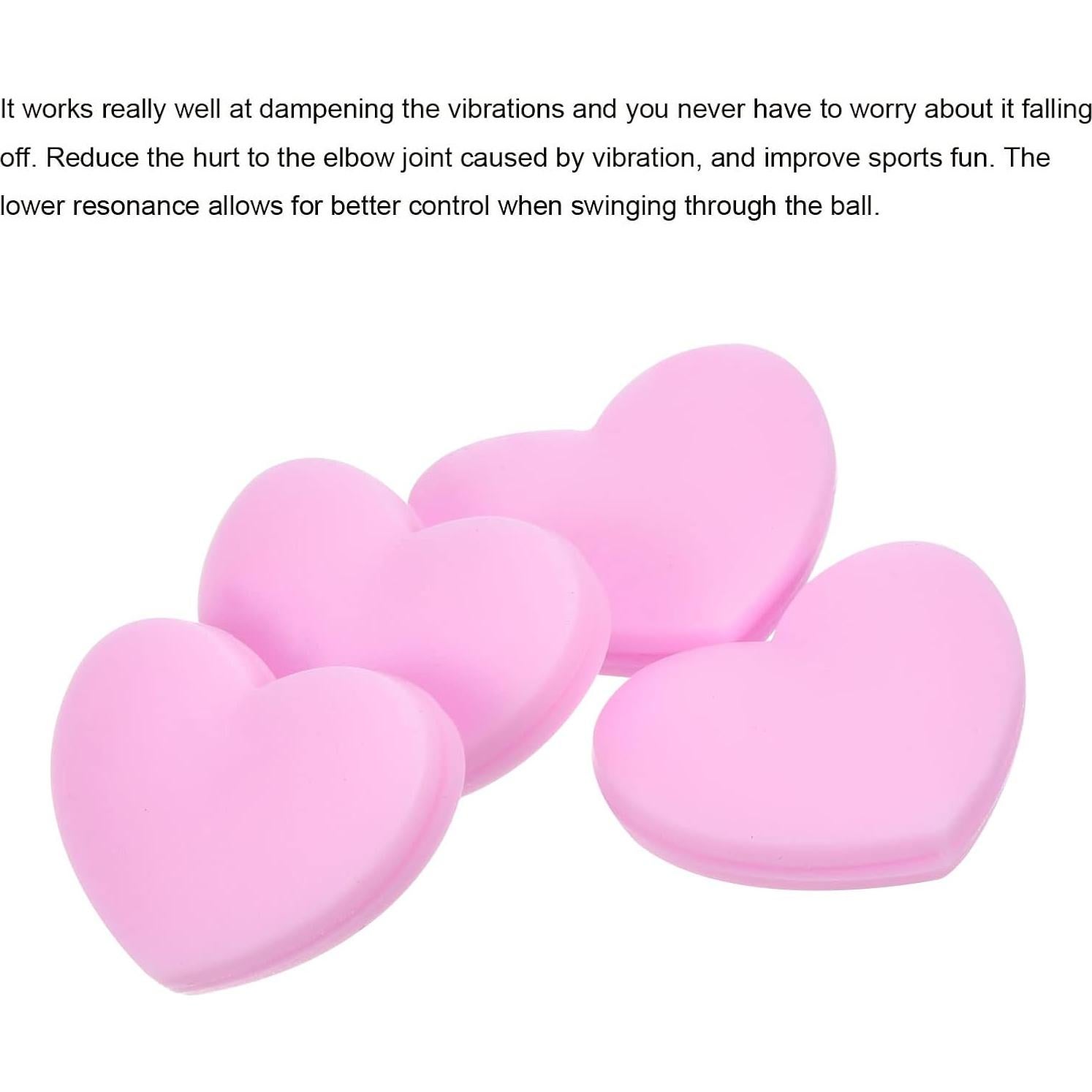 Amortiguador de Vibraciones para Tenis PATIKIL Silicona Rosa