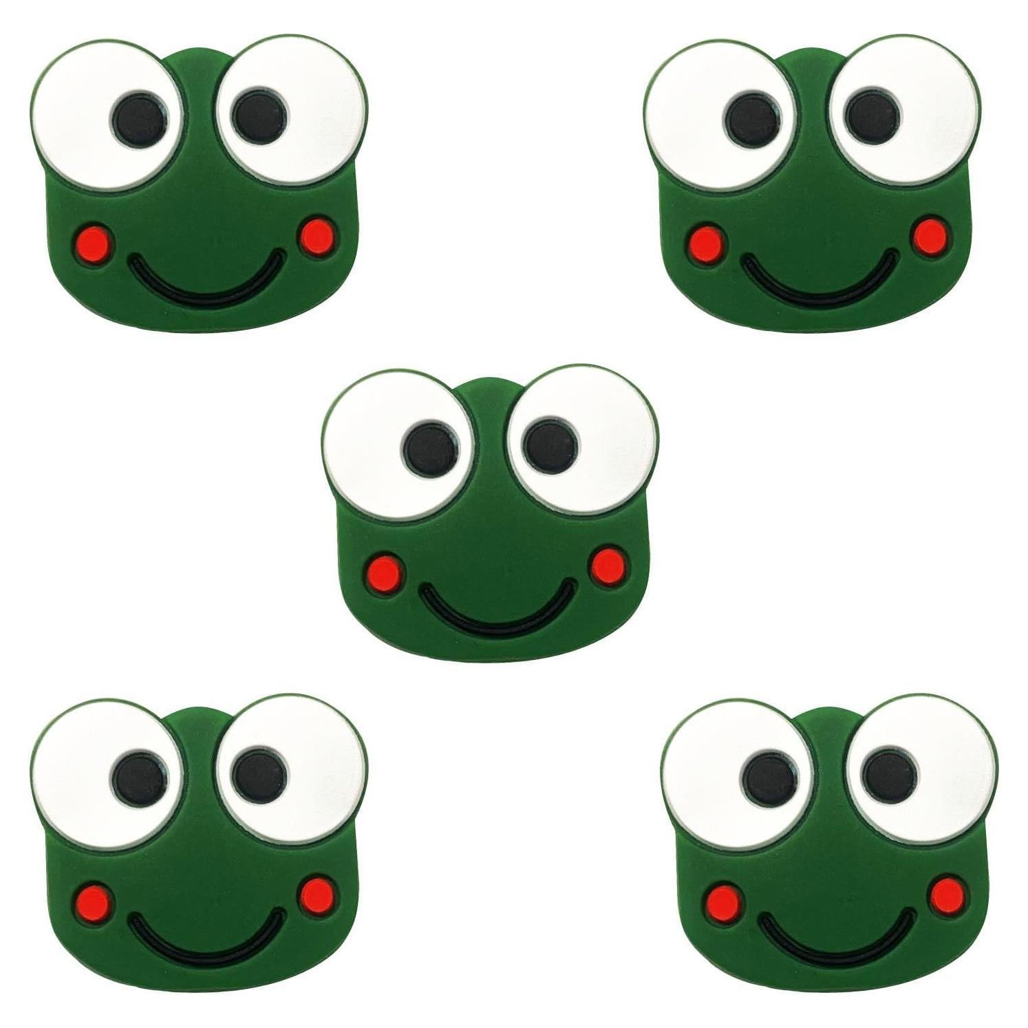 Amortiguadores de Tenis Genérico - Paquete de 5 Ranas de Silicona