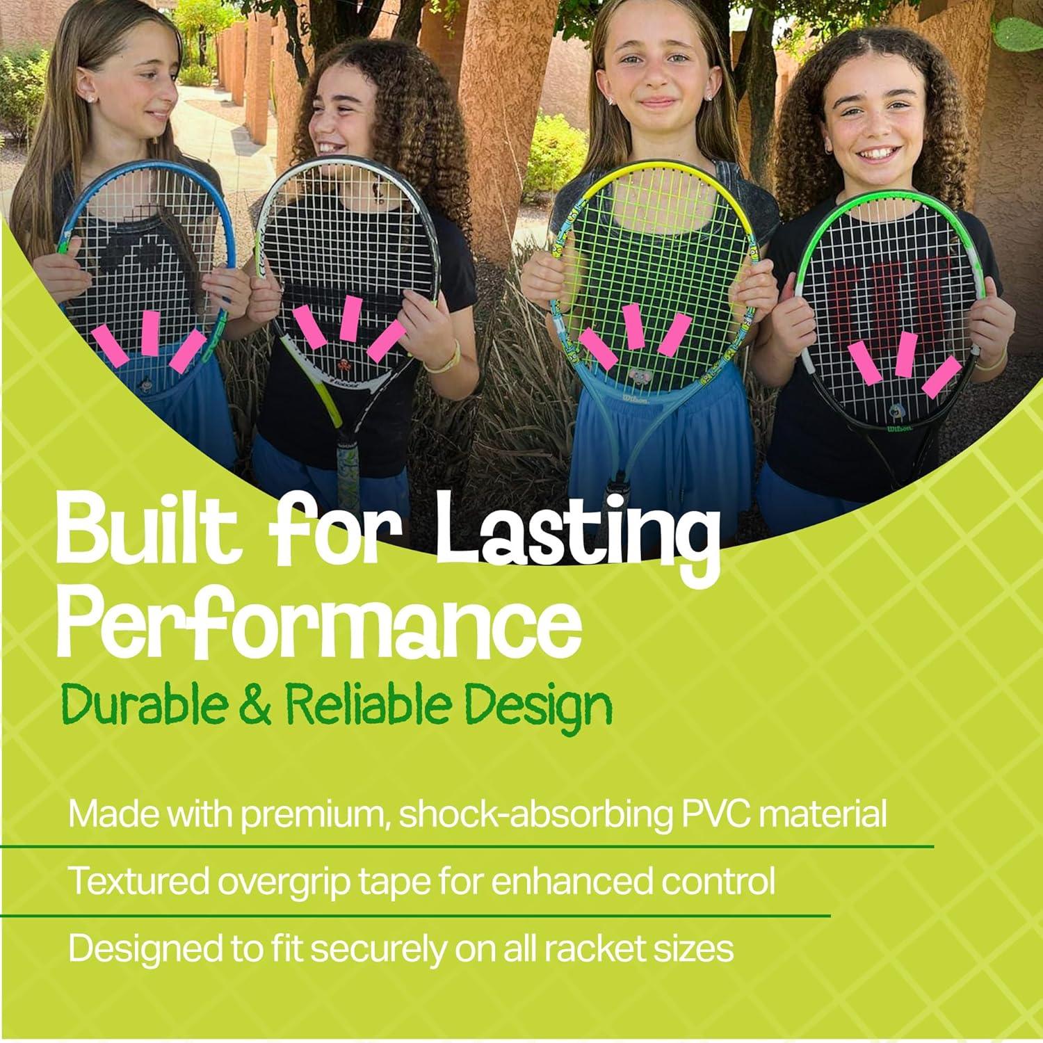 Dampener y Cinta de Agarre Racket Pets Flamingo Tenis