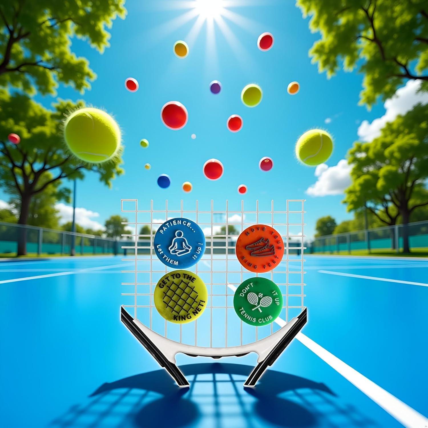 Amortiguadores de Vibración de Tenis Enyolidimk - 4 Pcs