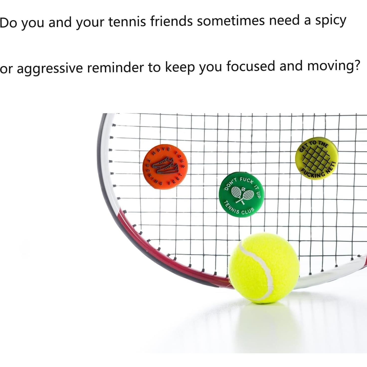 Amortiguadores de Vibración de Tenis Enyolidimk - 4 Pcs