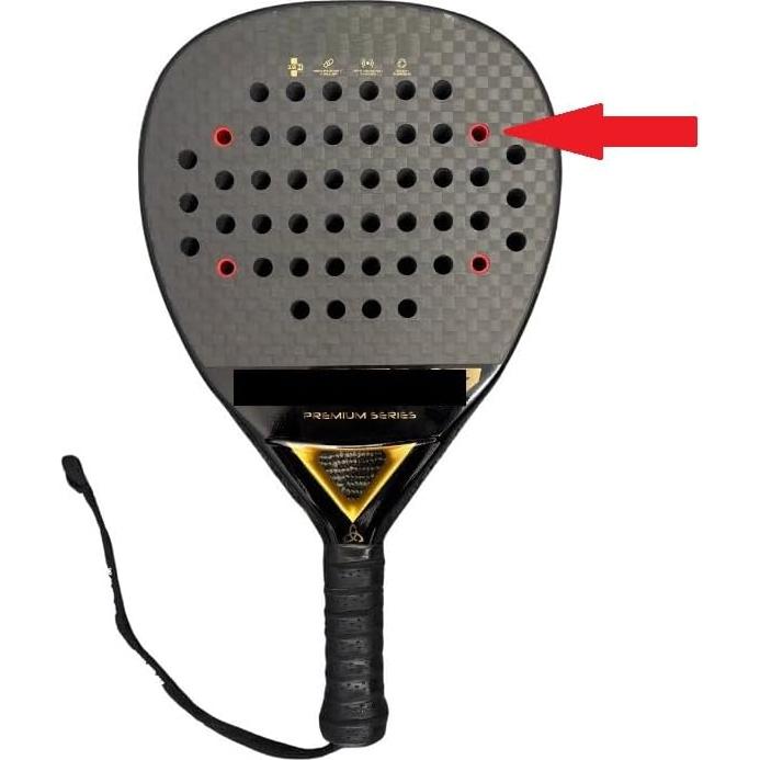 Amortiguadores de Padel Incro Rojos - Paquete de 8 Unidades