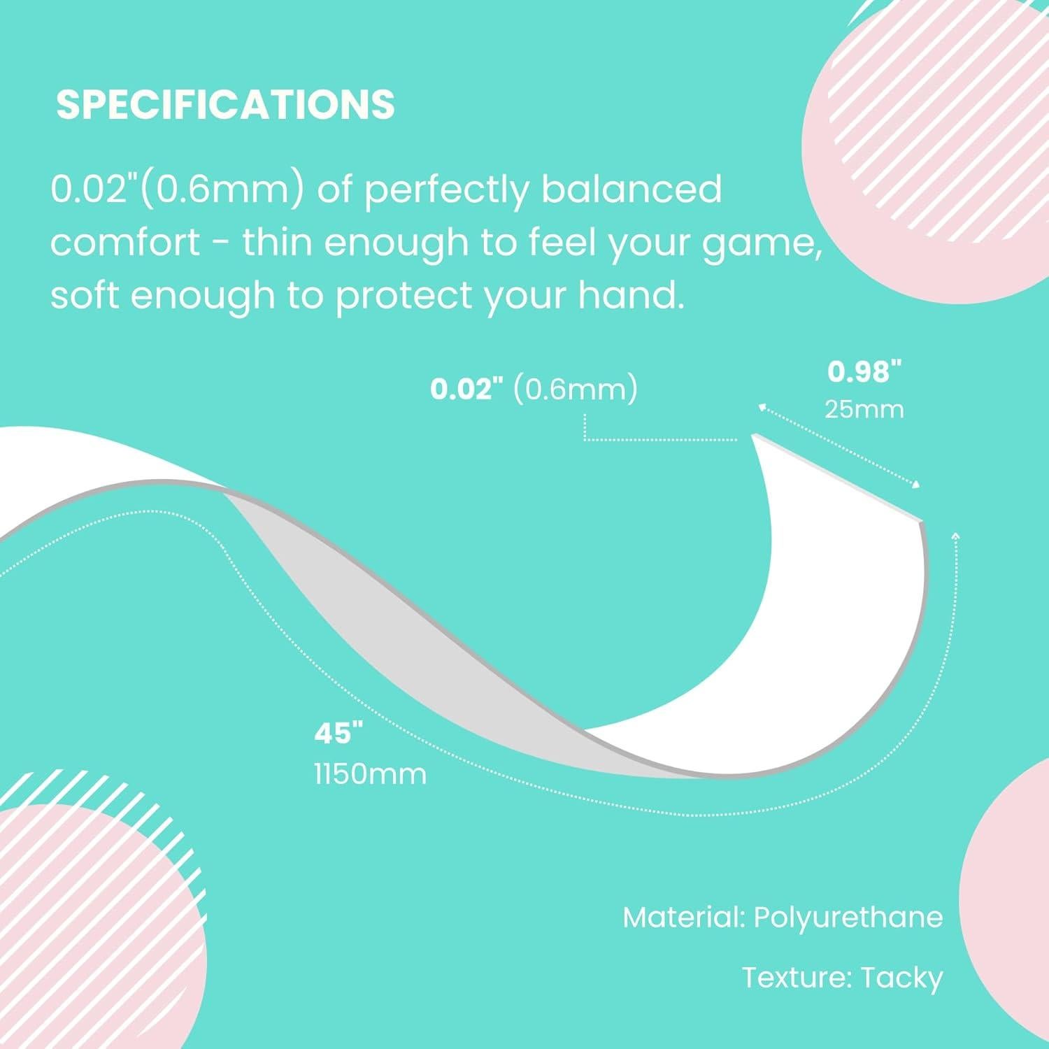 Juego de Agarre y Amortiguador de Tenis Fresas y Crema