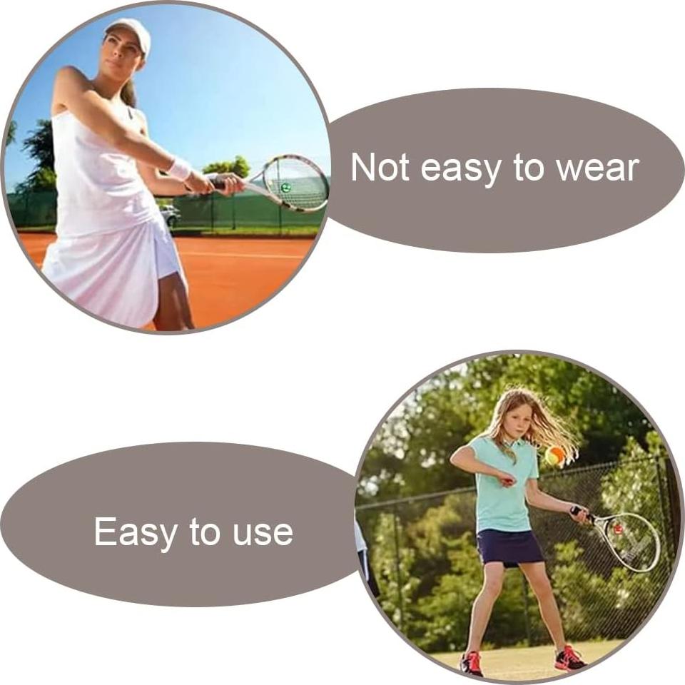 Amortiguadores de Raqueta de Tenis TAORANJU 5 Pcs Silicona