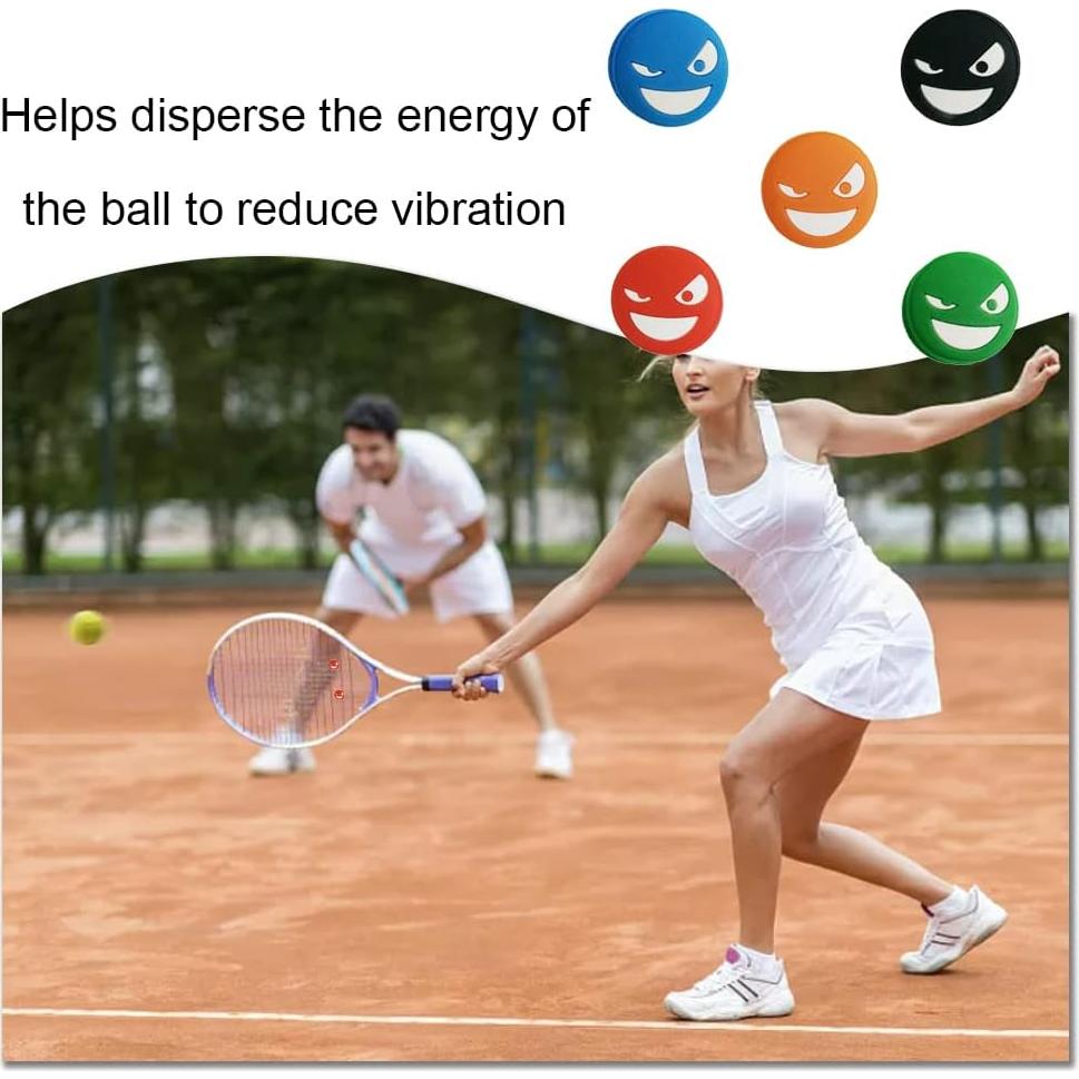Amortiguadores de Raqueta de Tenis TAORANJU 5 Pcs Silicona
