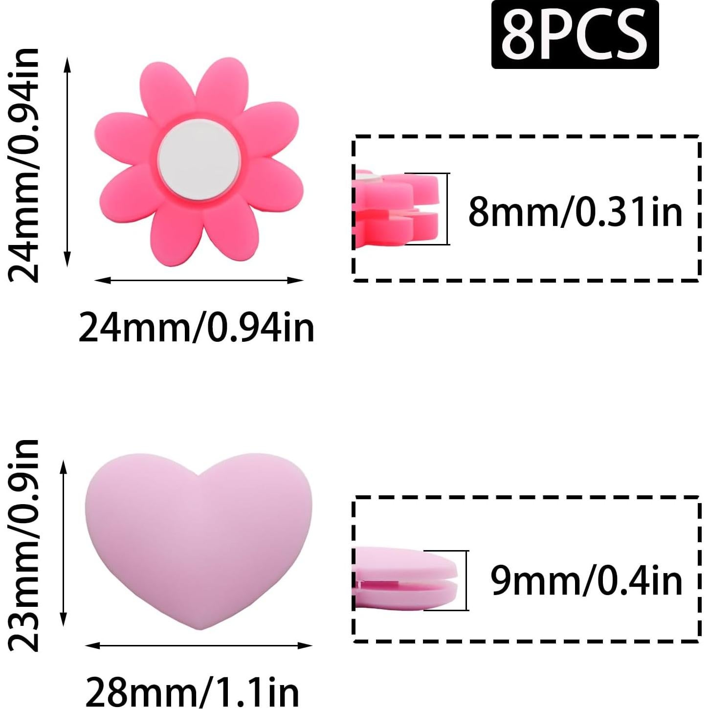 Amortiguadores de Vibración de Silicona Wuyituart - 8 Pcs