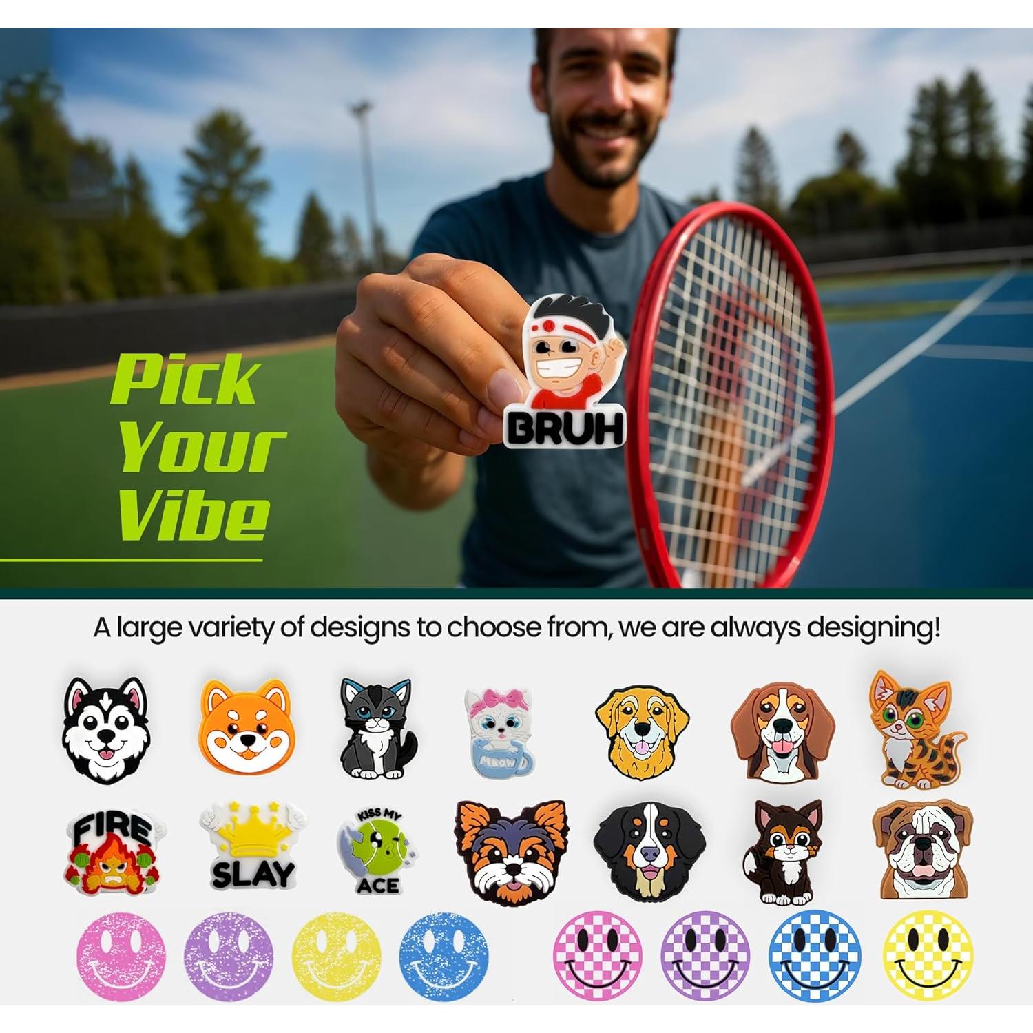 Amortiguador de Raqueta de Tenis TRESSIS - Set de 2 - Reduce Vibraciones