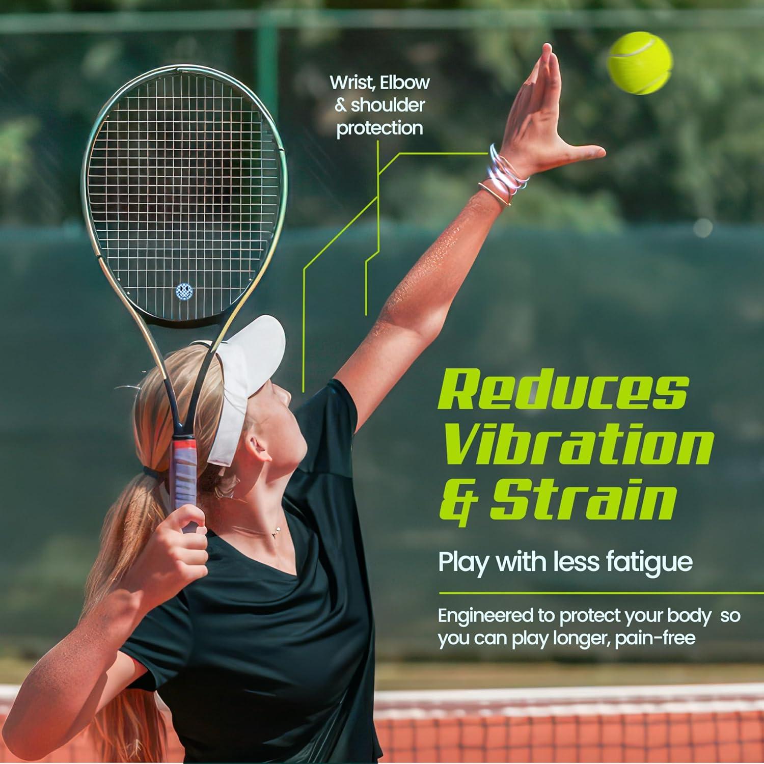 Amortiguador de Raqueta de Tenis TRESSIS Azul - Set de 2