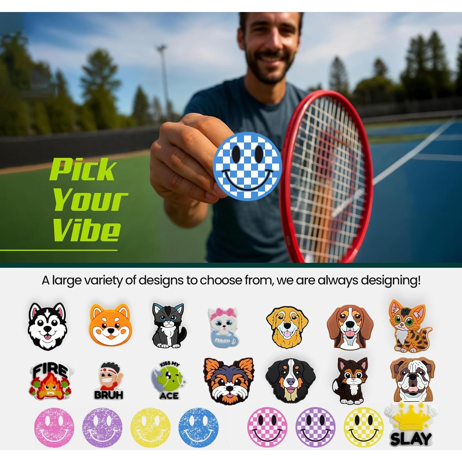 Amortiguador de Raqueta de Tenis TRESSIS Azul - Set de 2