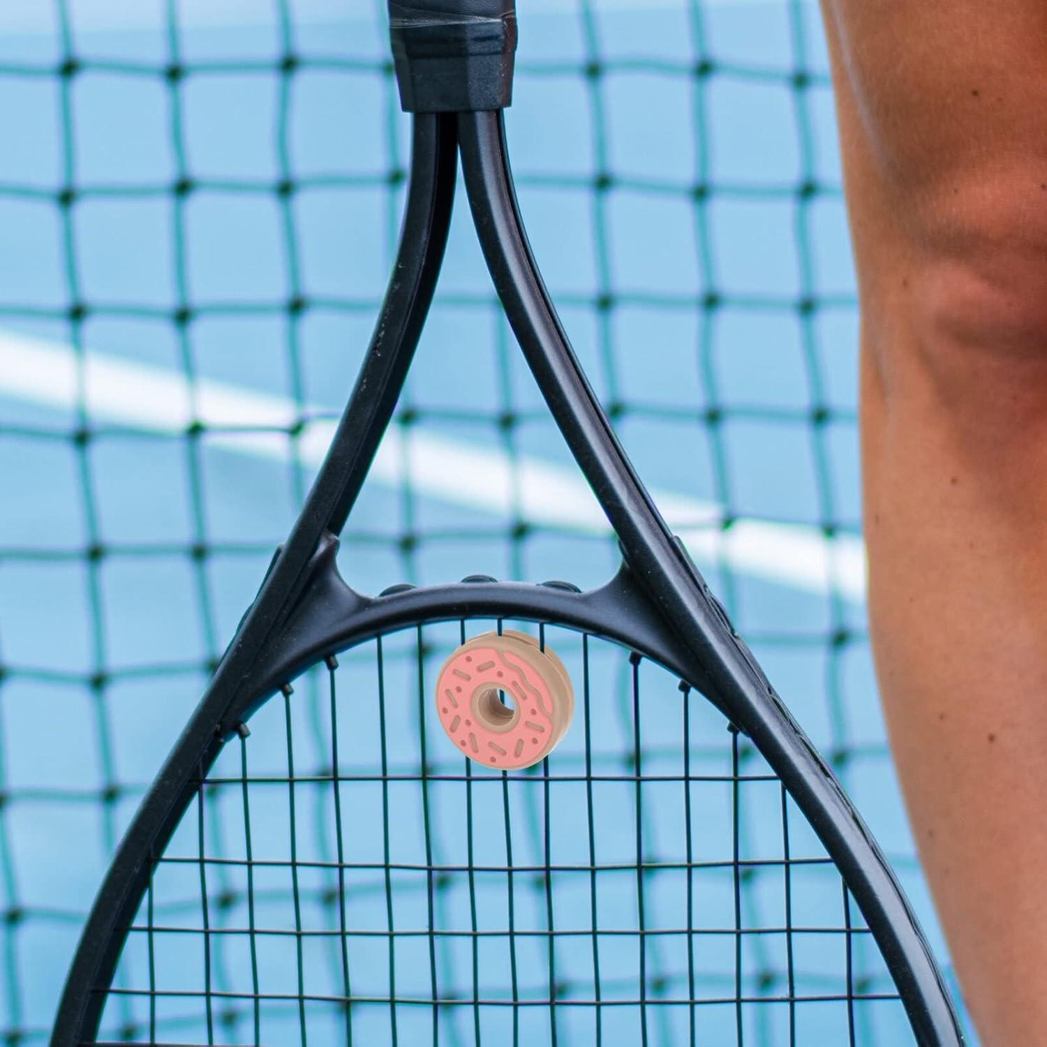 4 Amortiguadores de Vibración para Raqueta de Tenis Silicona