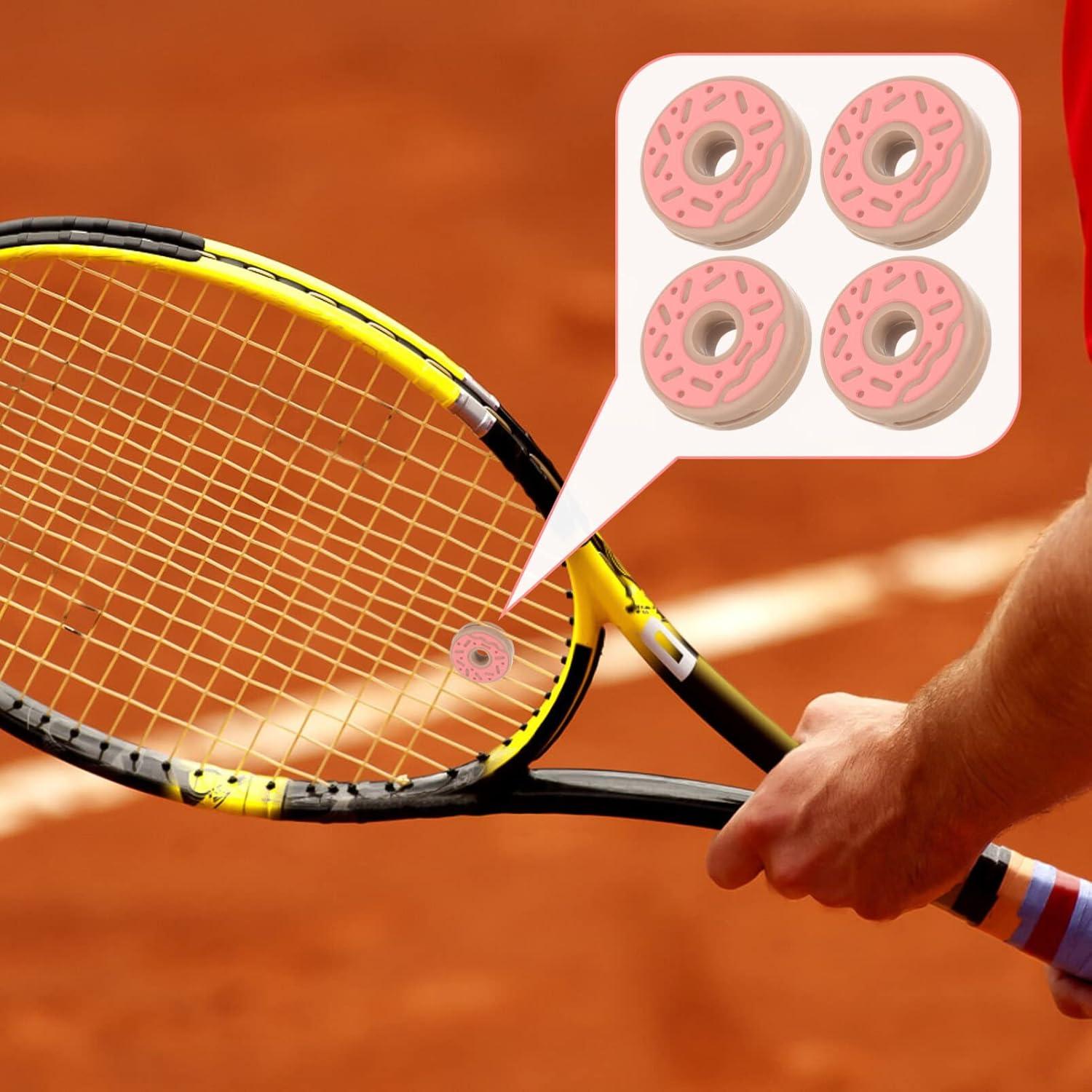 4 Amortiguadores de Vibración para Raqueta de Tenis Silicona
