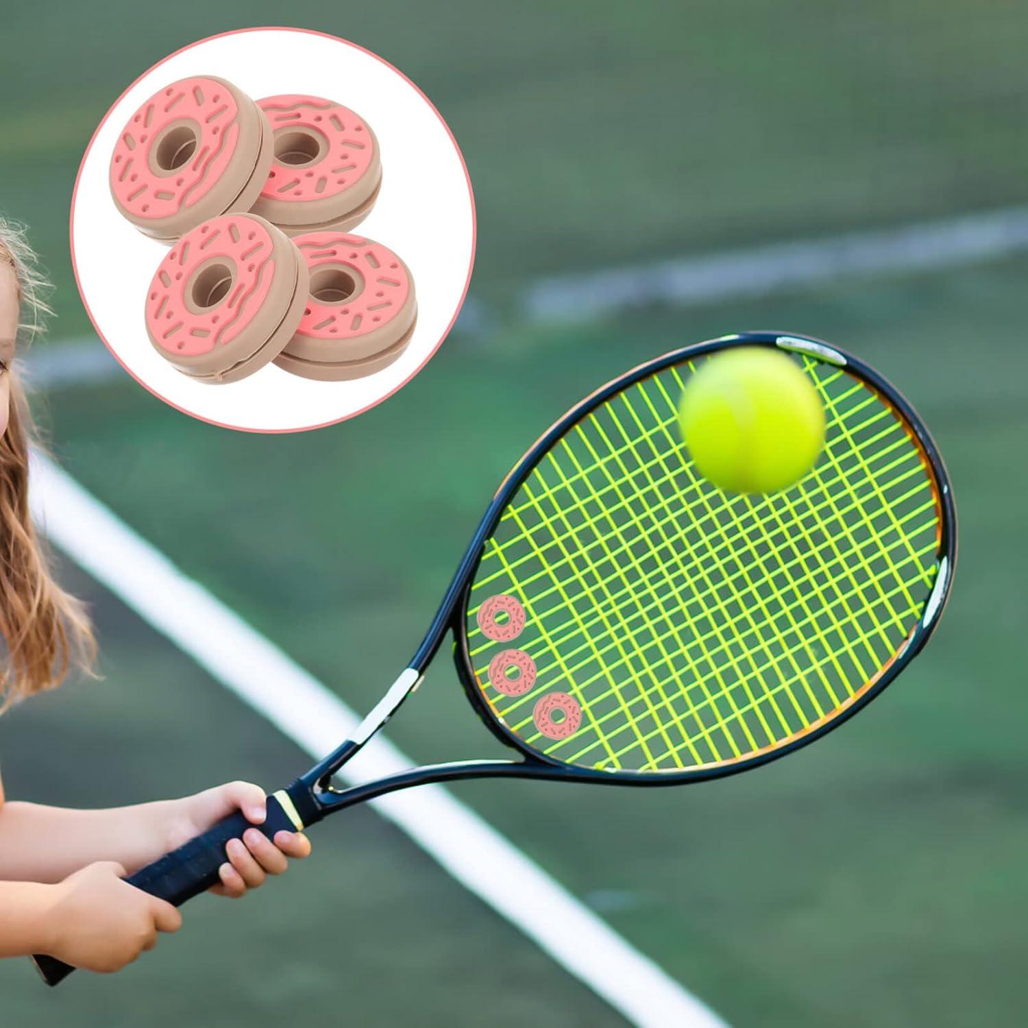4 Amortiguadores de Vibración para Raqueta de Tenis Silicona