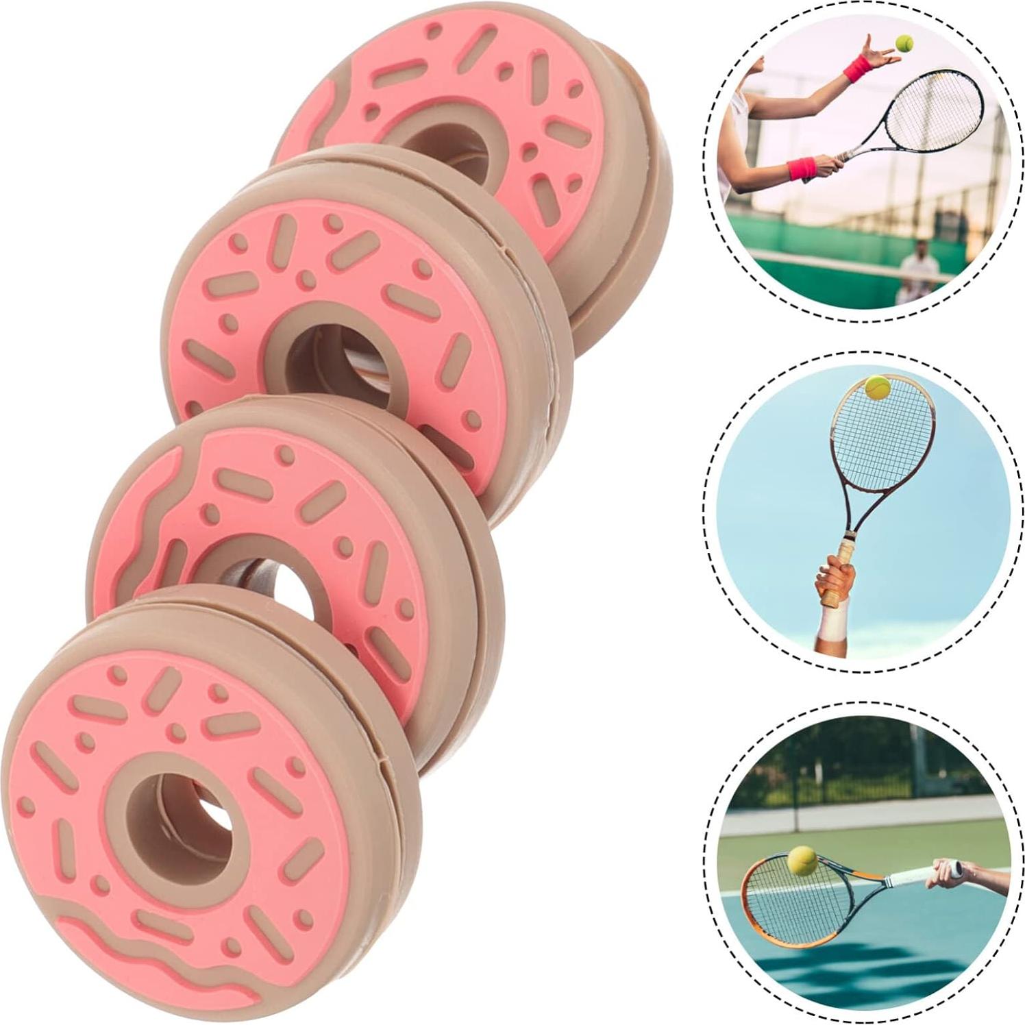 4 Amortiguadores de Vibración para Raqueta de Tenis Silicona