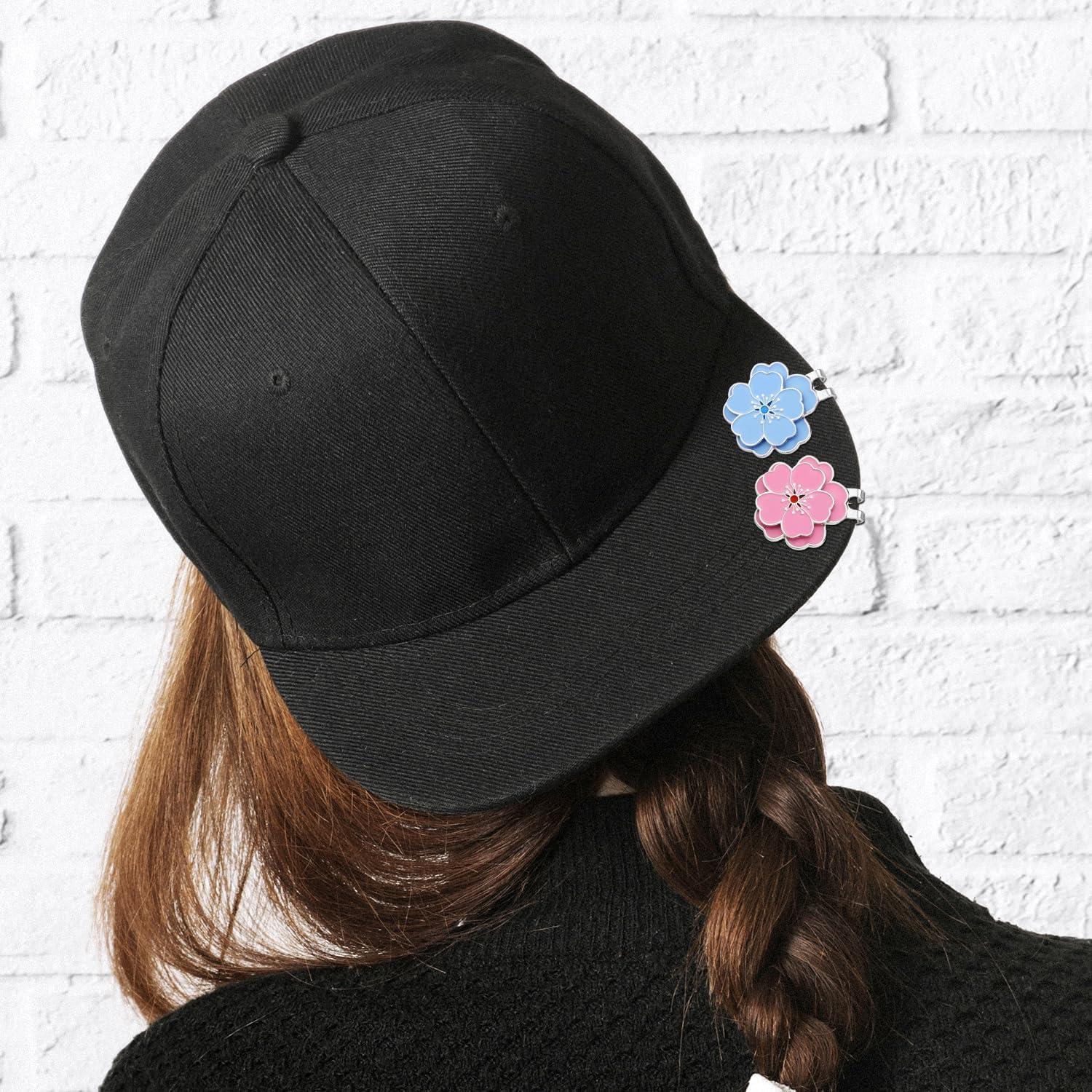 Marcador de bola de golf magnético Gosknor con clip flor - Set 2 piezas