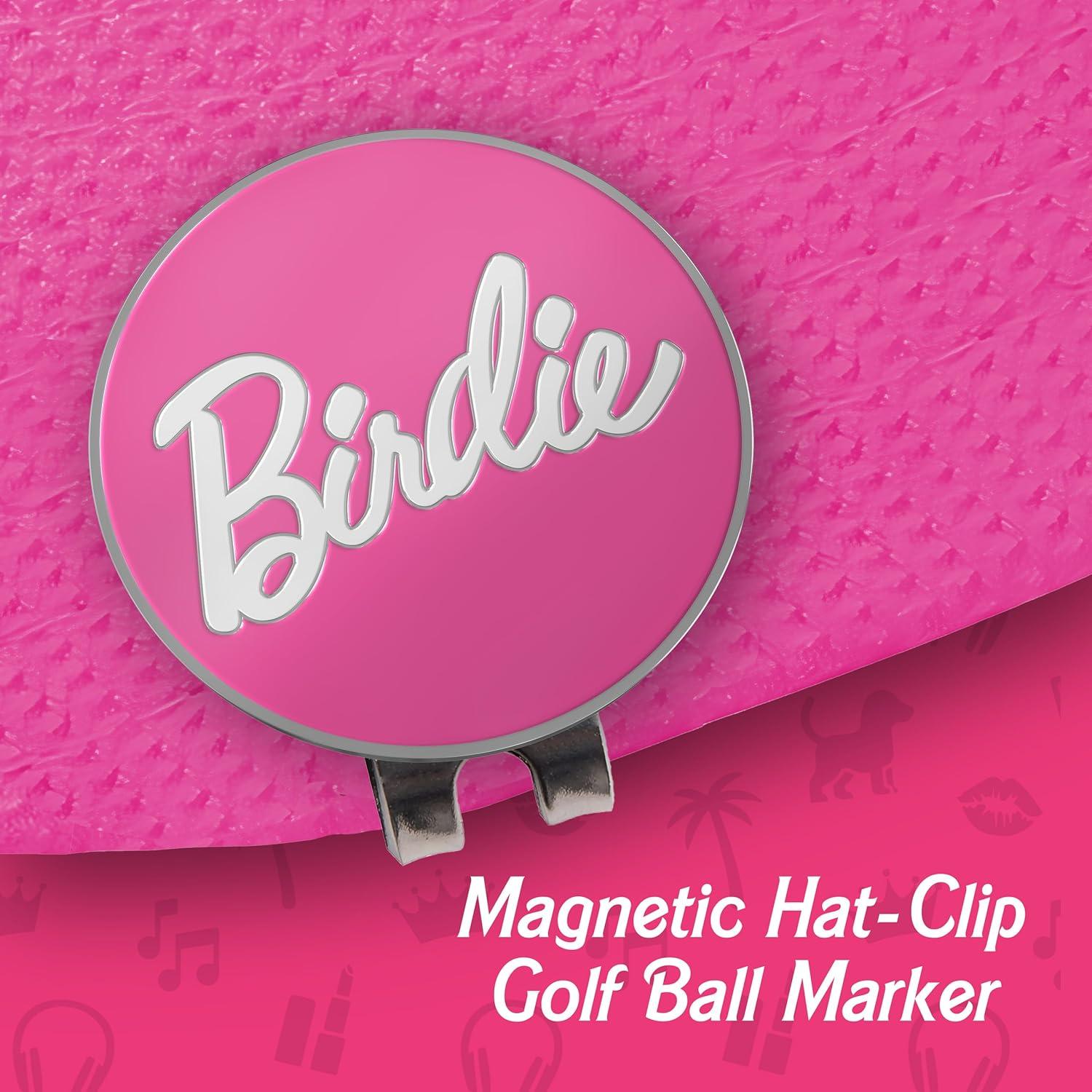 Marcador de Pelota de Golf Shanker Birdie - Clip Magnético Rosa