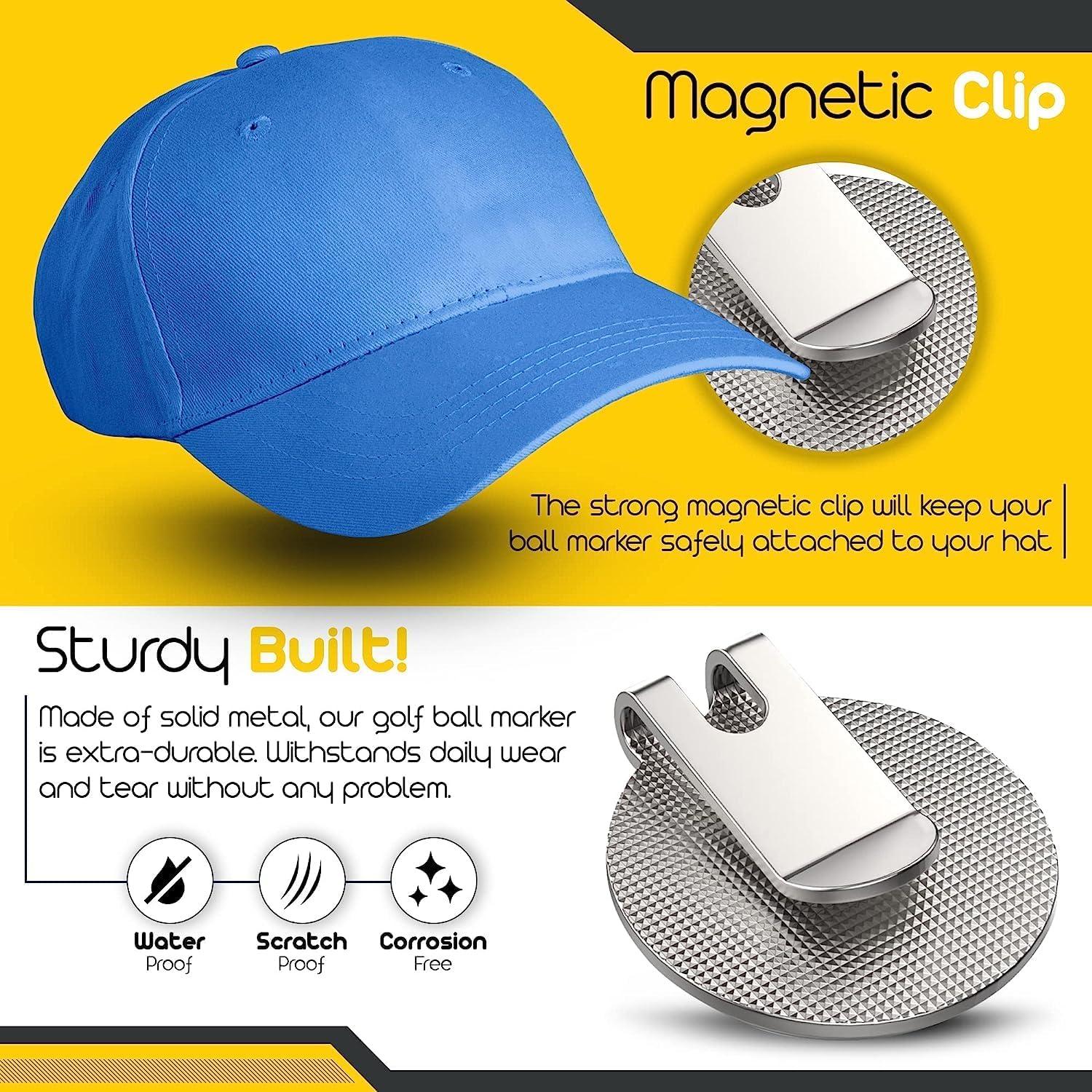 Marcador de Pelota de Golf K9King Gilmore Cracker y Clip Magnético