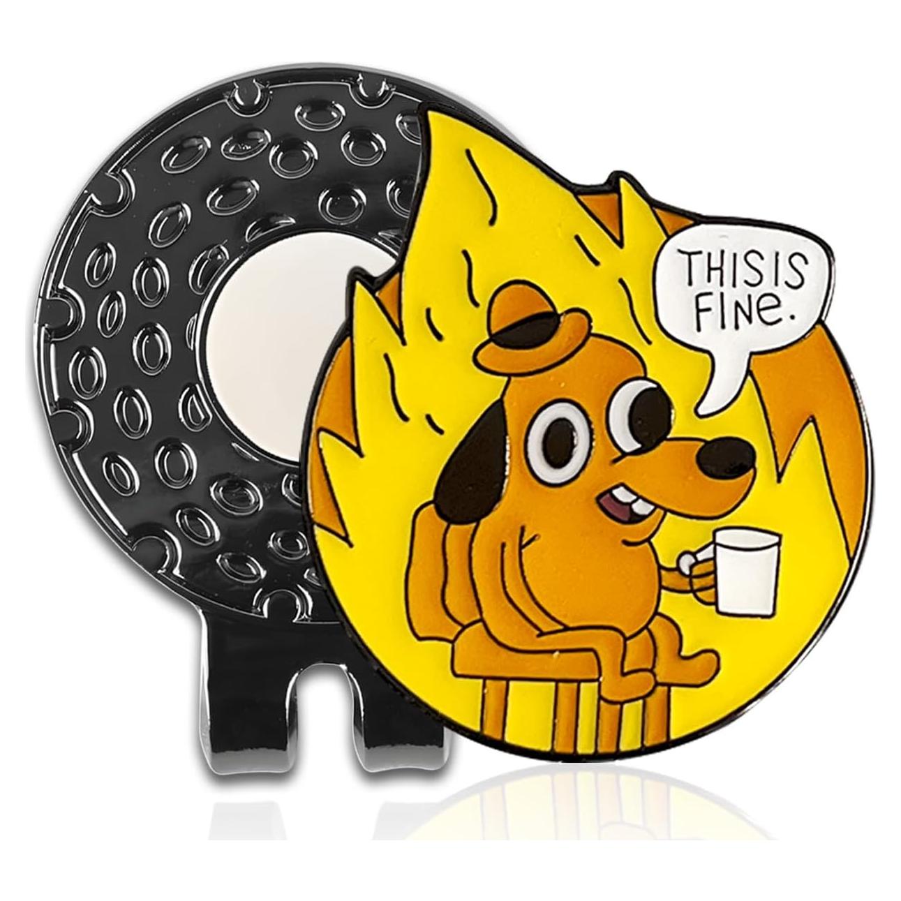 Marcador de Golf Magnético BSTWARM TIFGF01 - Acero Inoxidable