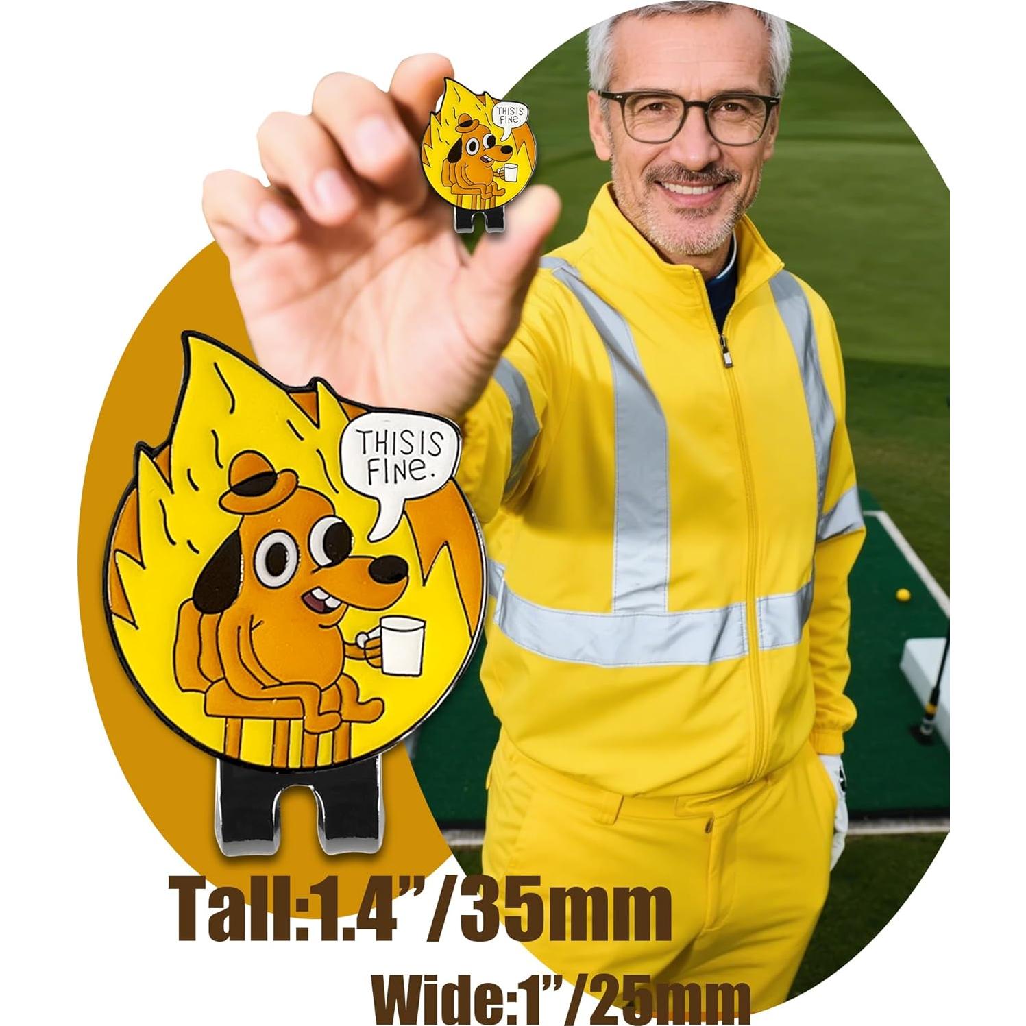 Marcador de Golf Magnético BSTWARM TIFGF01 - Acero Inoxidable