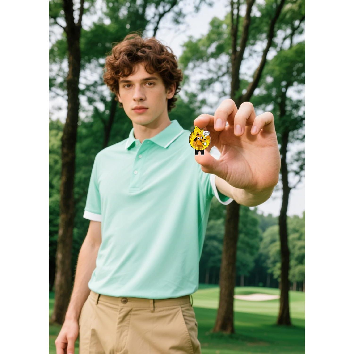 Marcador de Golf Magnético BSTWARM TIFGF01 - Acero Inoxidable