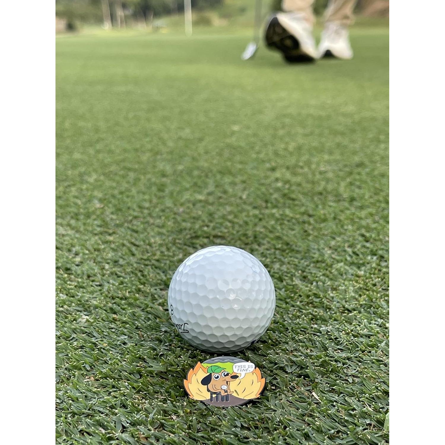 Clip Magnético para Sombrero con Marcador de Pelota Wolph - Accesorio de Golf Durable