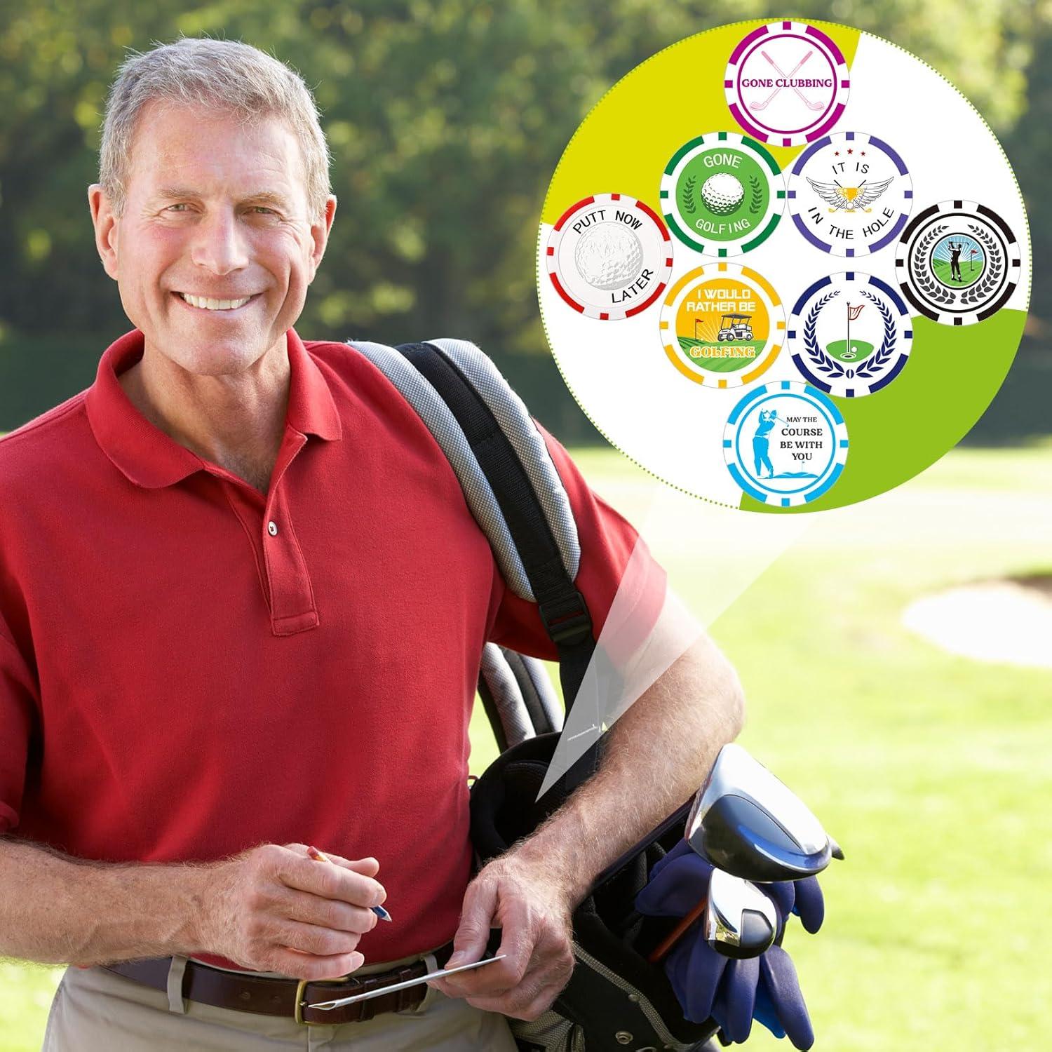 Marcadores de Pelotas de Golf Sosation 24 Pcs Diversión