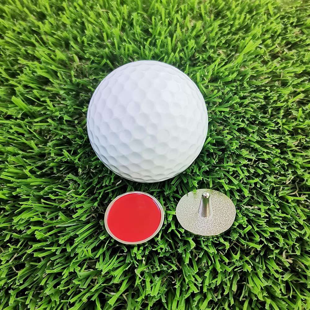 Marcadores de Pelotas de Golf PINMEI 3 Pcs Aleación Zinc Multicolor