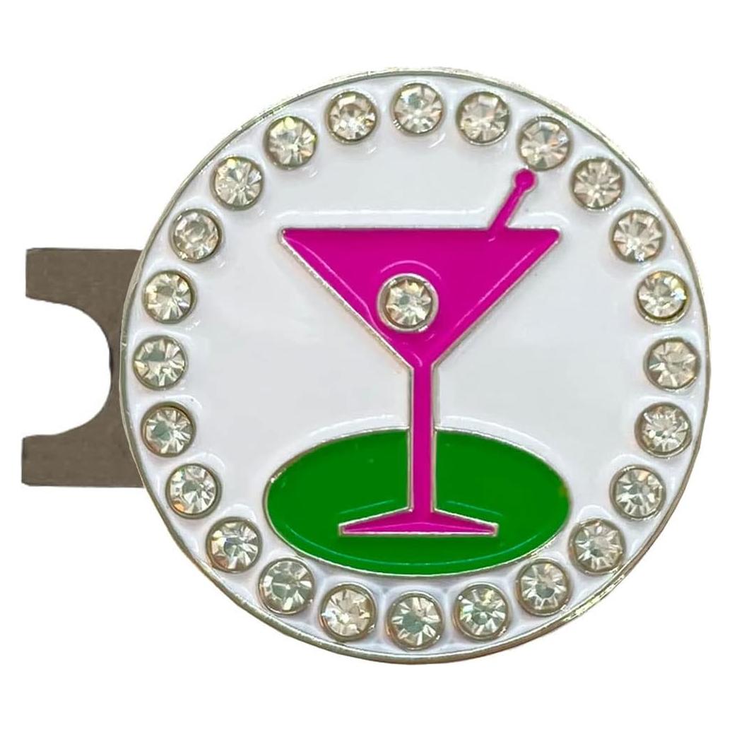Marcador de Pelota de Golf Bling Giggle Golf con Clip Magnético