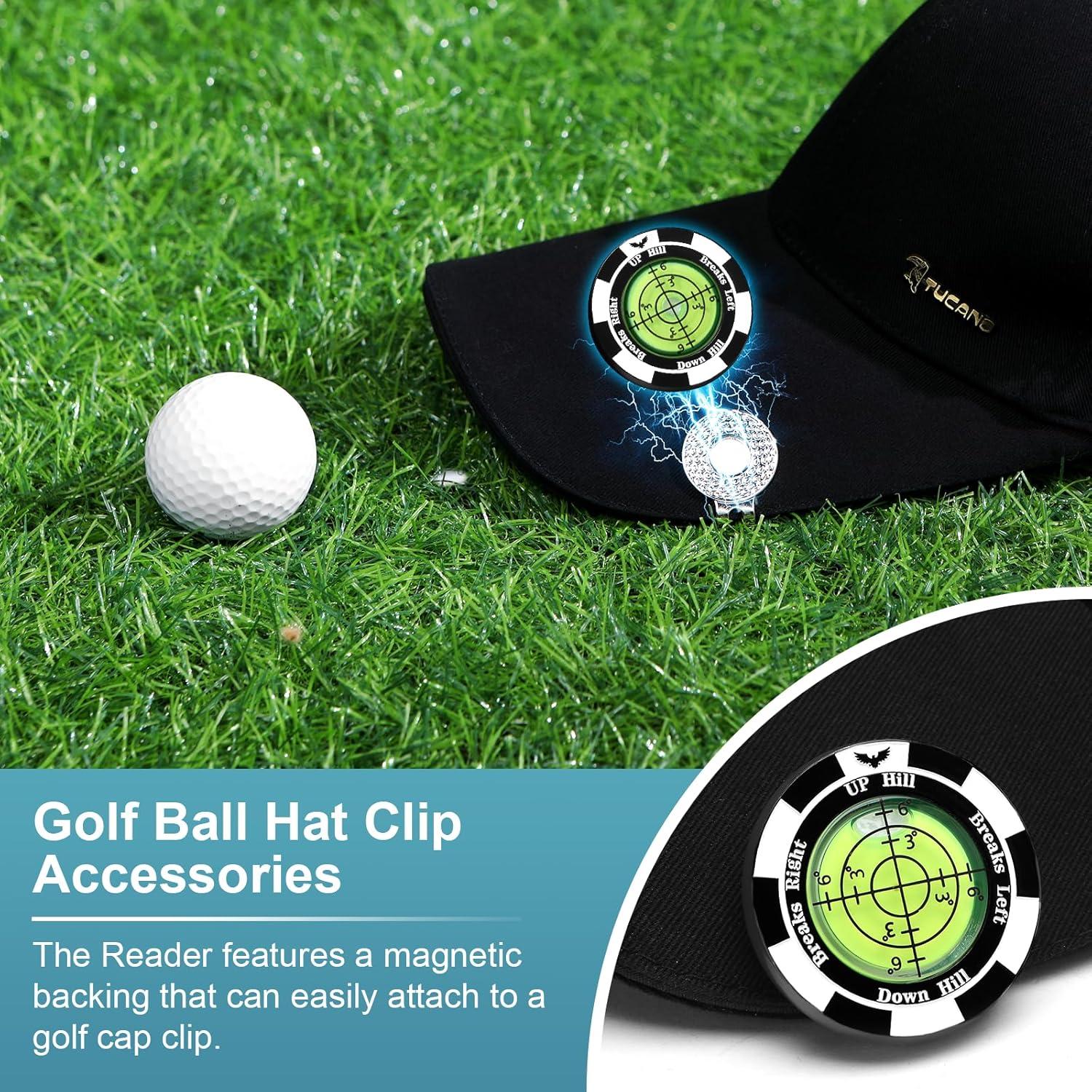 Lector de Green de Golf Yobbai Pro con Clip y Nivel de Burbuja