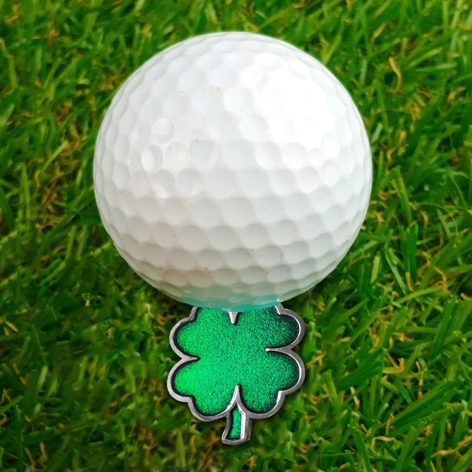 Marcadores de Pelotas de Golf UNYNY Trébol de Cuatro Hojas 2 Pcs