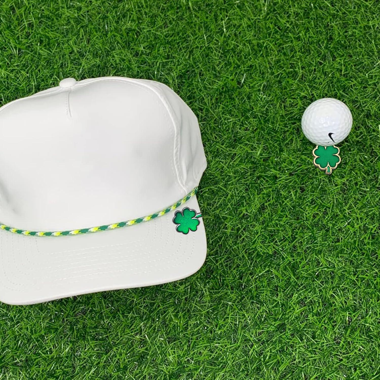 Marcadores de Pelotas de Golf UNYNY Trébol de Cuatro Hojas 2 Pcs