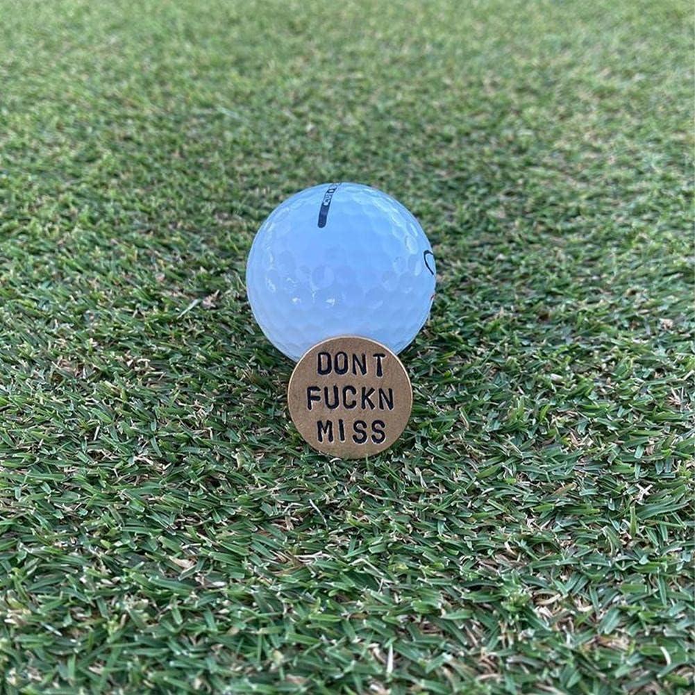 Marcadores de Pelotas de Golf Jinshining Oro Divertidos Adultos