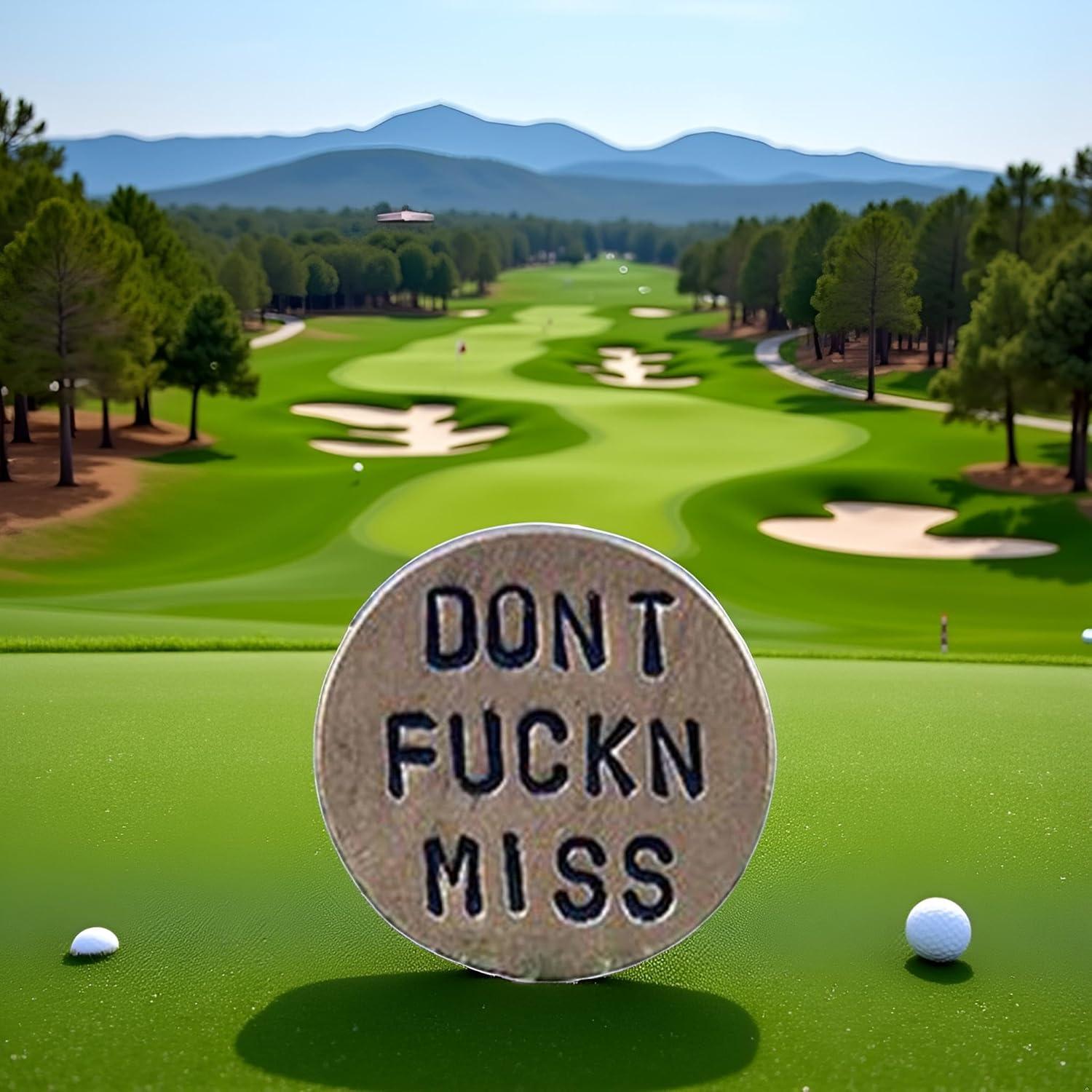 Marcadores de Pelotas de Golf Jinshining Oro Divertidos Adultos