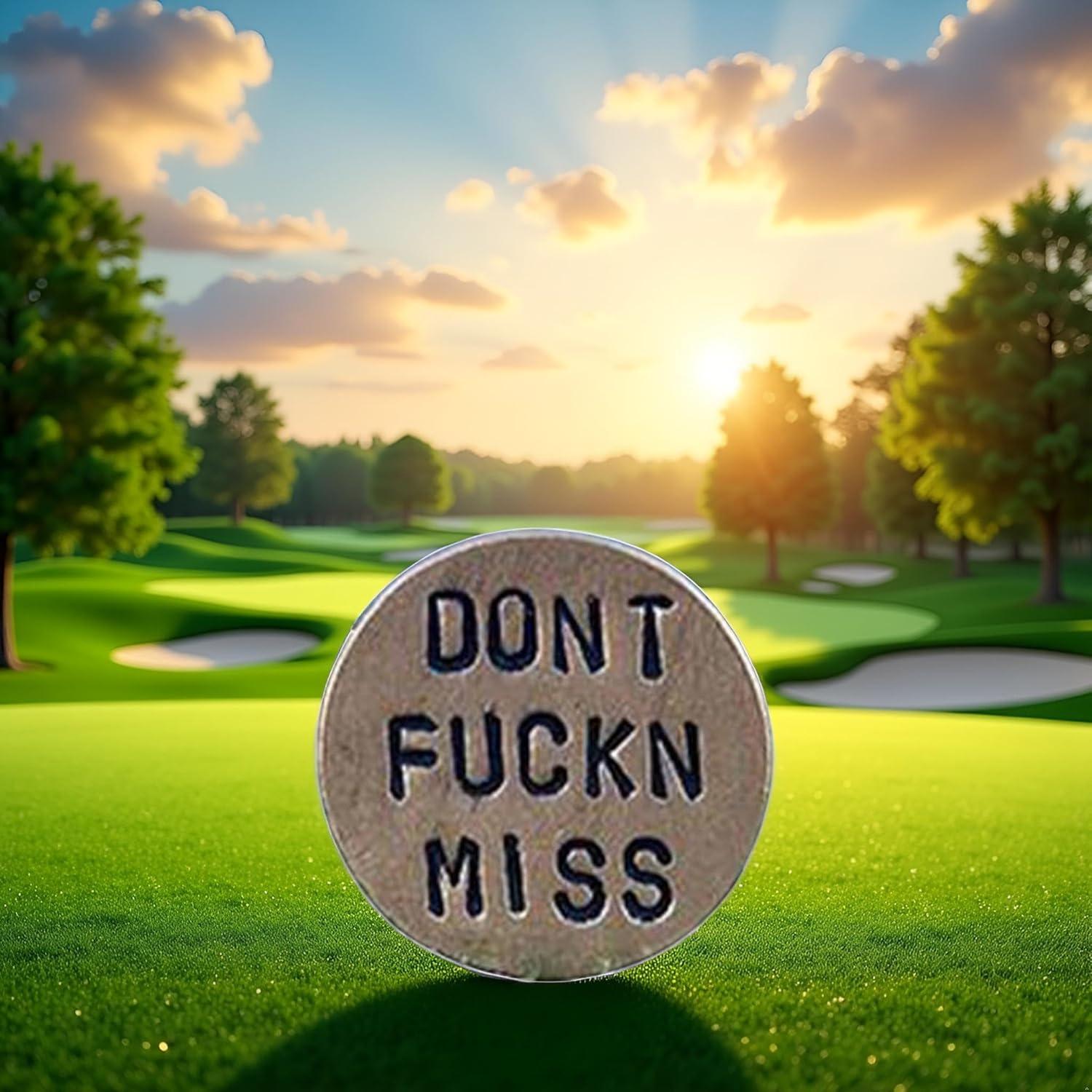 Marcadores de Pelotas de Golf Jinshining Oro Divertidos Adultos