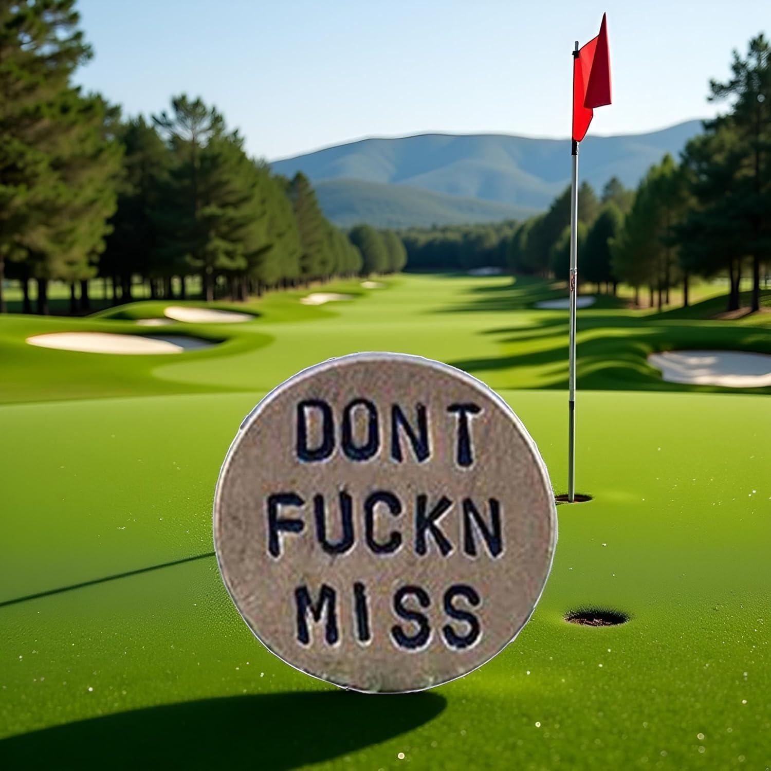 Marcadores de Pelotas de Golf Jinshining Oro Divertidos Adultos