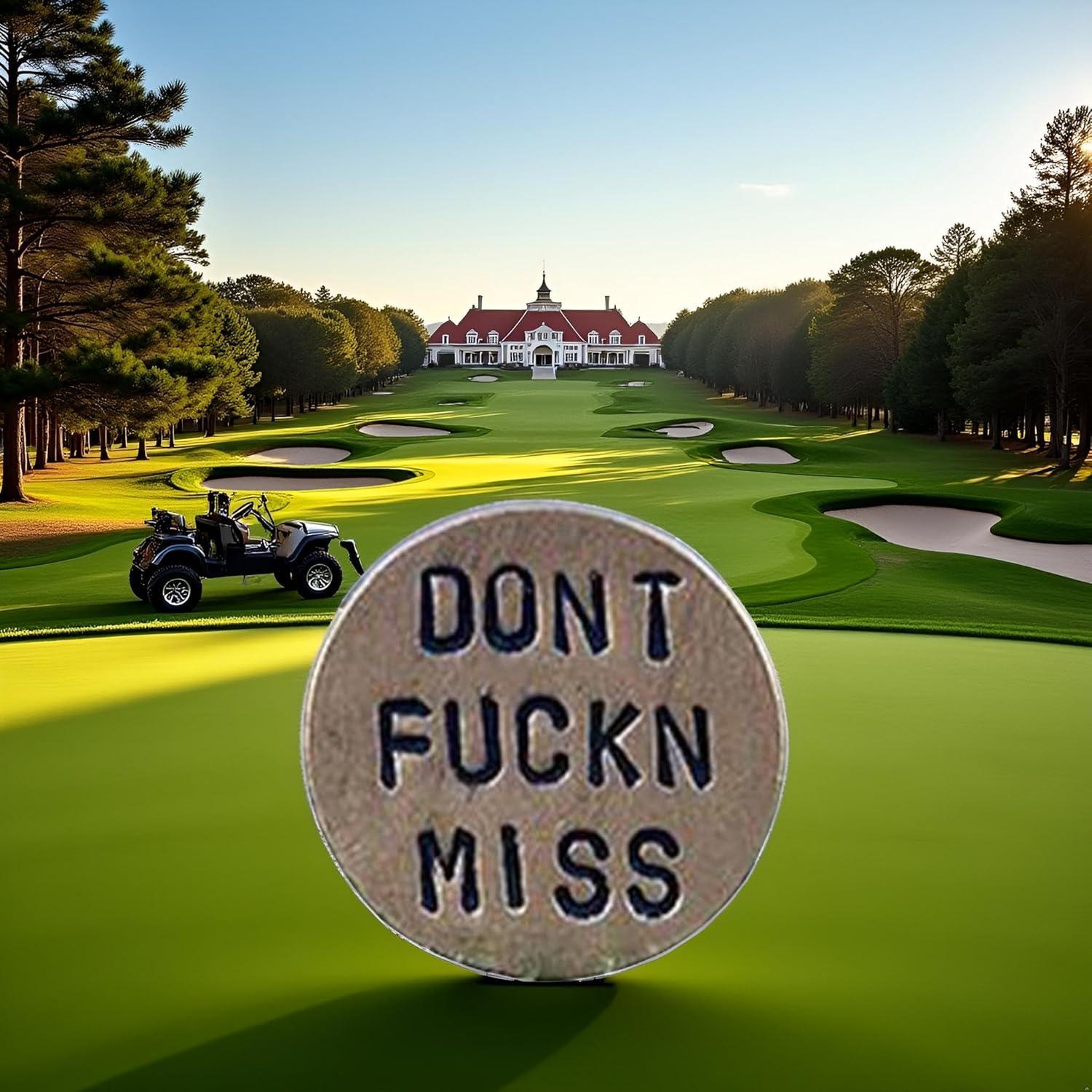 Marcadores de Pelotas de Golf Jinshining Oro Divertidos Adultos