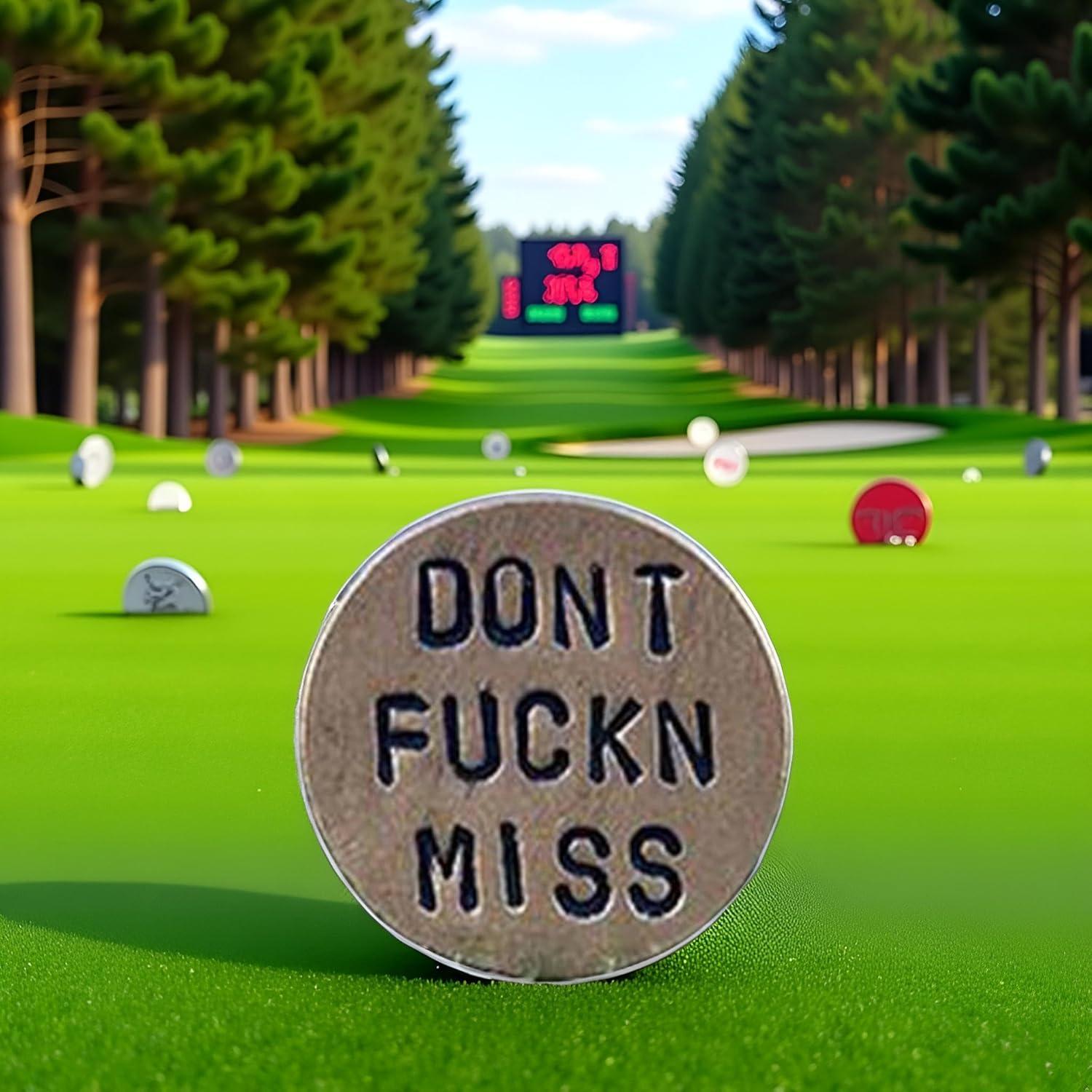 Marcadores de Pelotas de Golf Jinshining Oro Divertidos Adultos