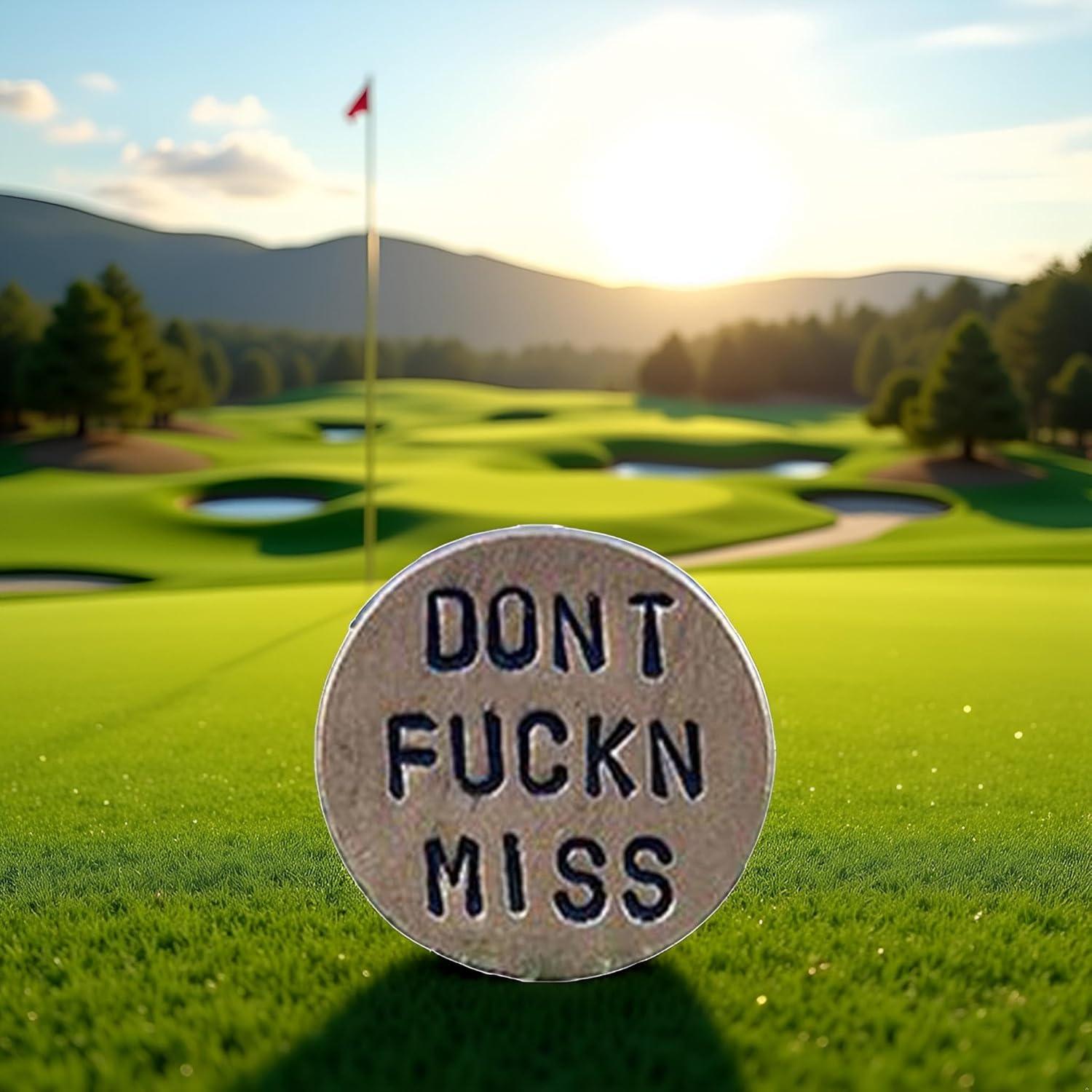 Marcadores de Pelotas de Golf Jinshining Oro Divertidos Adultos