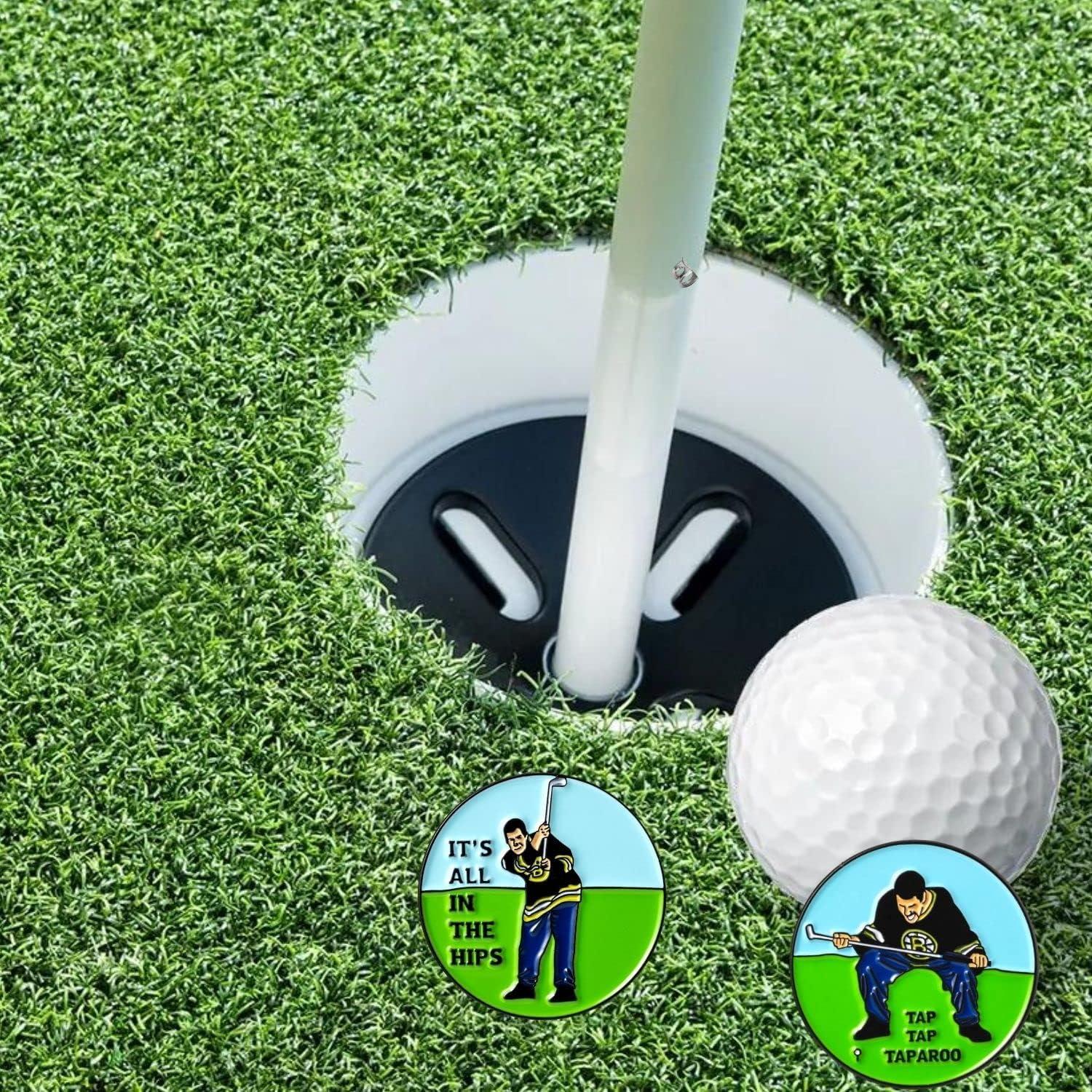 Marcador de Pelotas de Golf Artpreti con Clip Magnético Verde