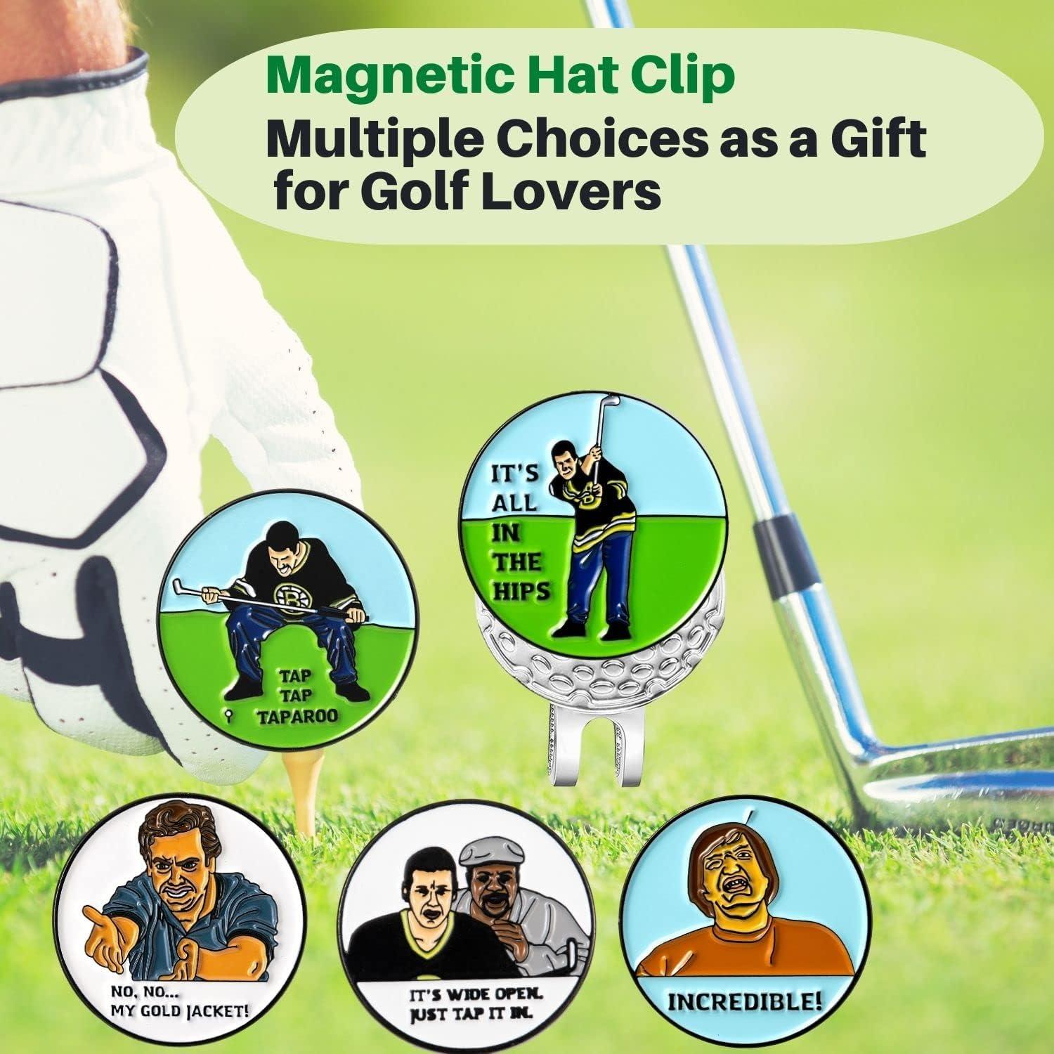 Marcador de Pelotas de Golf Artpreti con Clip Magnético Verde