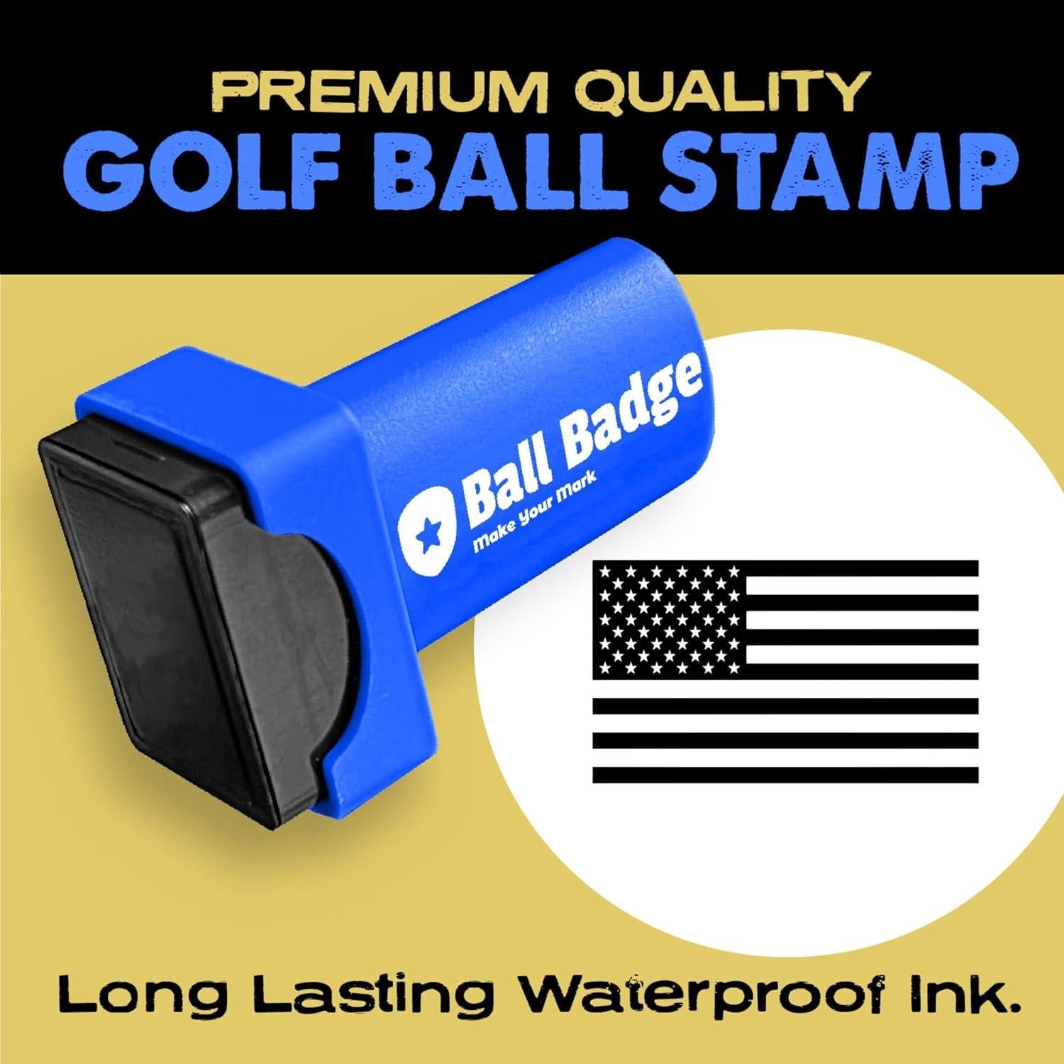 Sello de Pelota de Golf HODL 21 - Autoinking, Bandera Americana