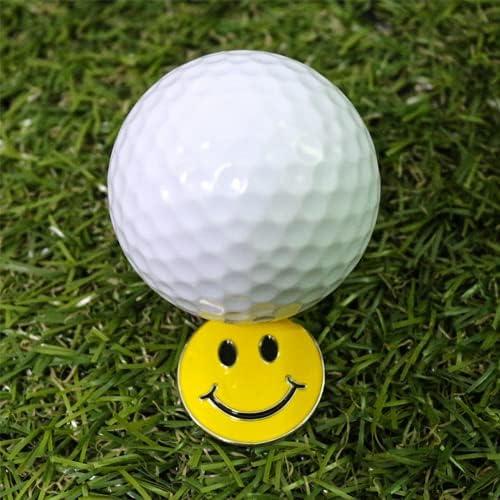 Paquete de 12 Marcadores de Golf GOLTERS Amarillo 24.4mm