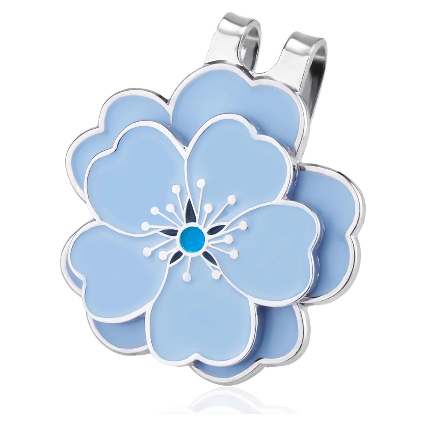 Marcador de Pelota de Golf Magnético Gosknor Azul Clip Gorra