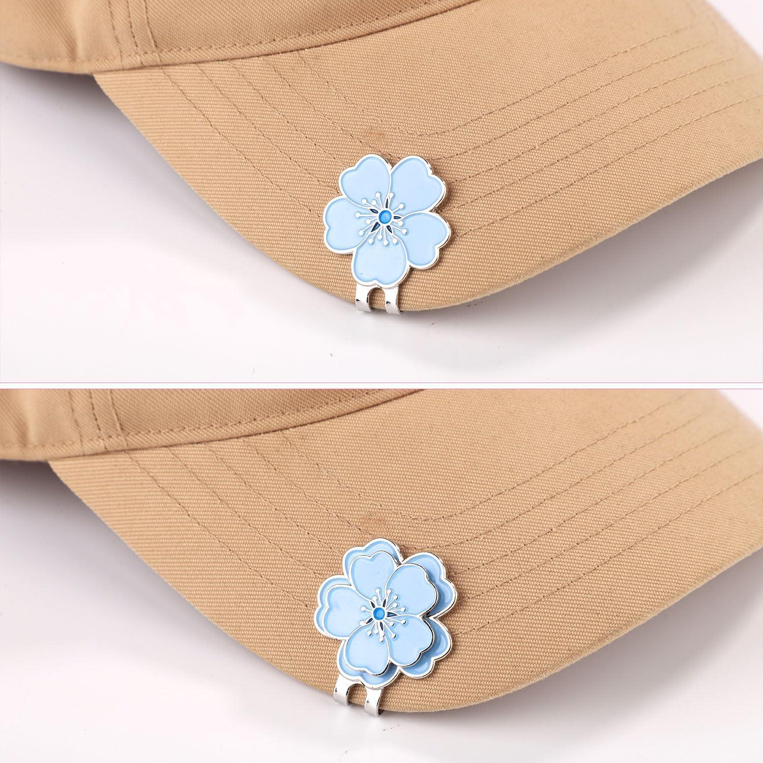 Marcador de Pelota de Golf Magnético Gosknor Azul Clip Gorra