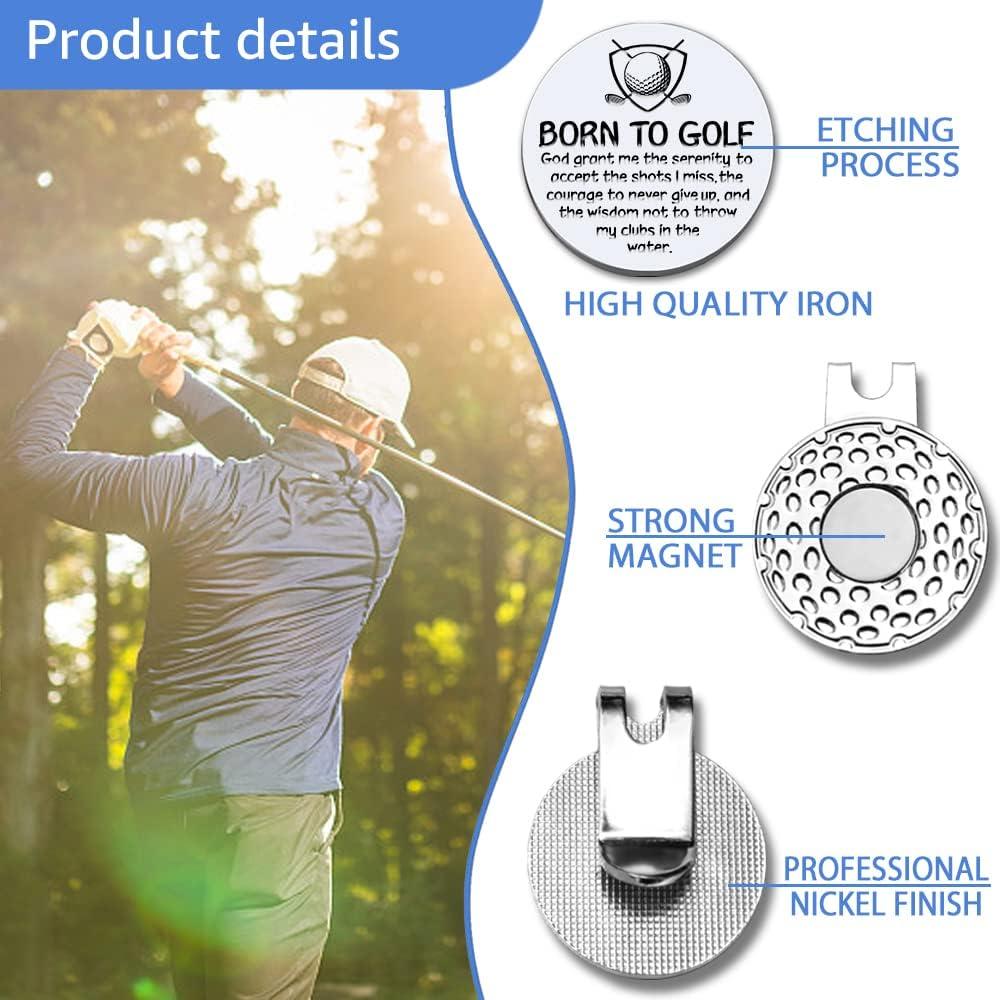 Marcador de Pelota de Golf GEYGIE con Clip Magnético para Sombrero